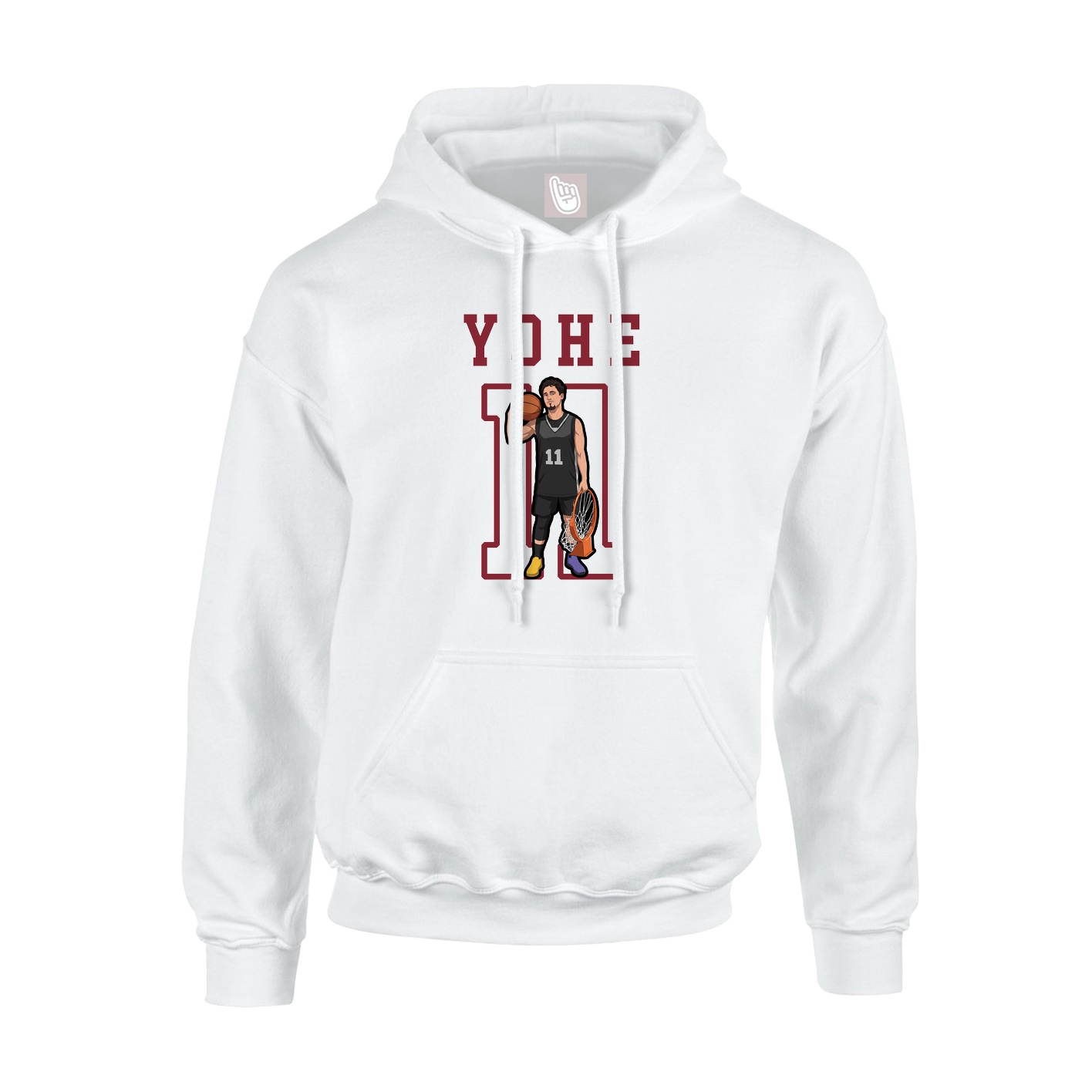 Hoodie — Shirsey in White