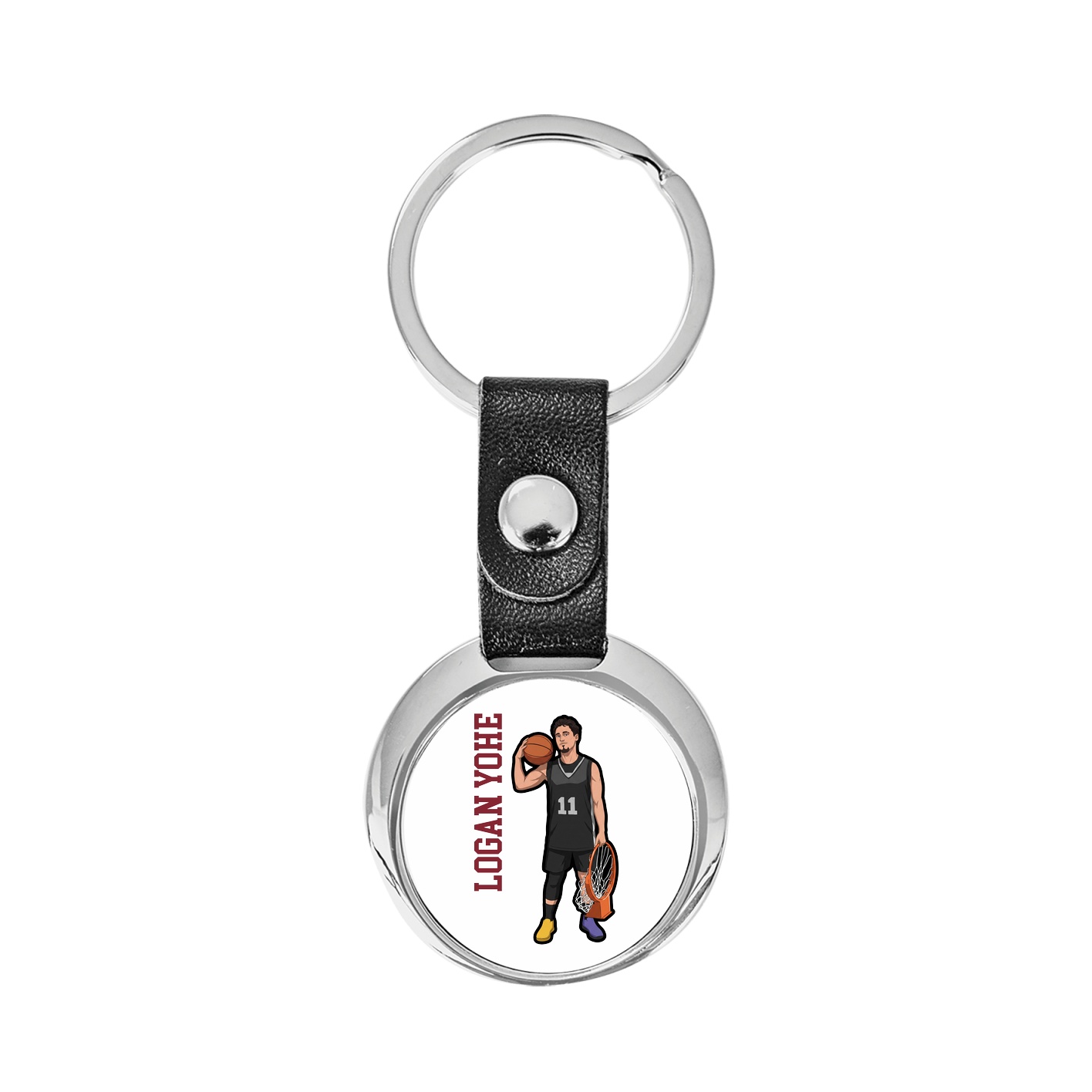 Key Chain — Name Vertical in Classic