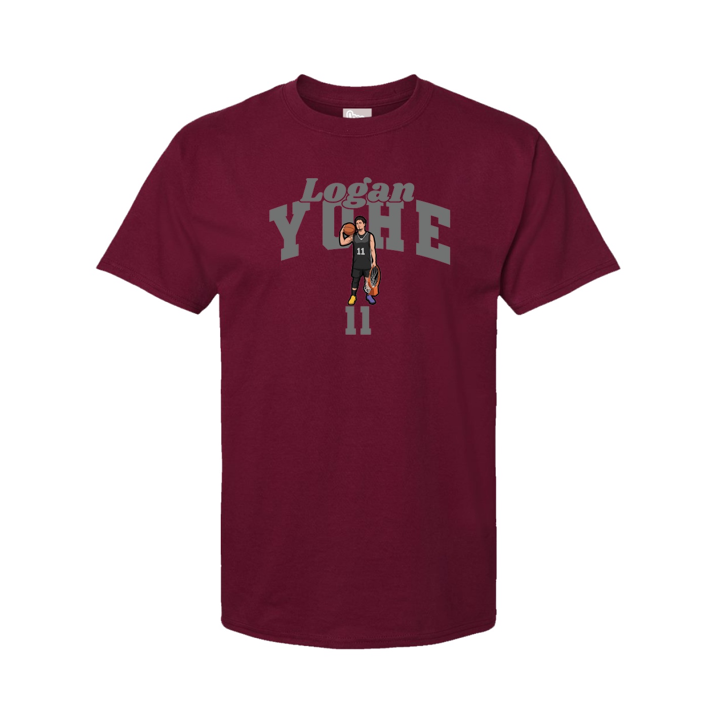 Youth Tee — Signature Arch in Cardinal