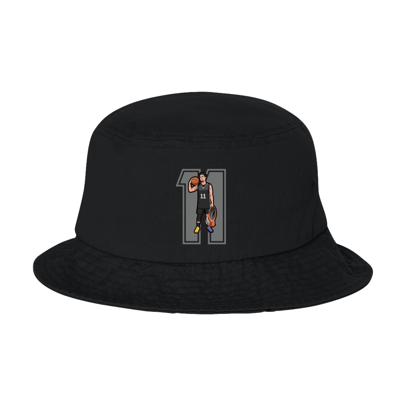 Bucket Cap — Number in Black