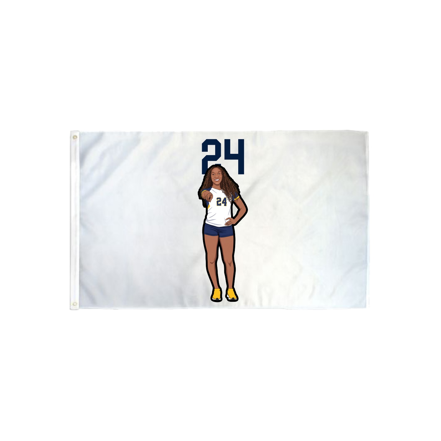 3x5 Flag — Number Top in Classic