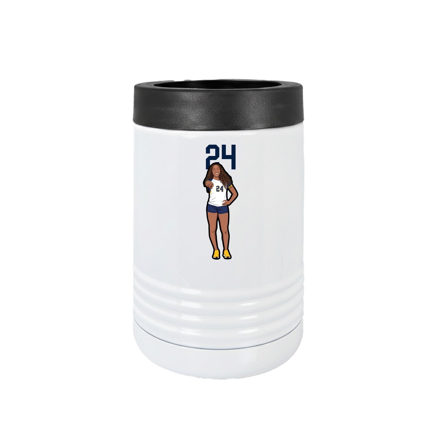 Beverage Holder — Number Top in White
