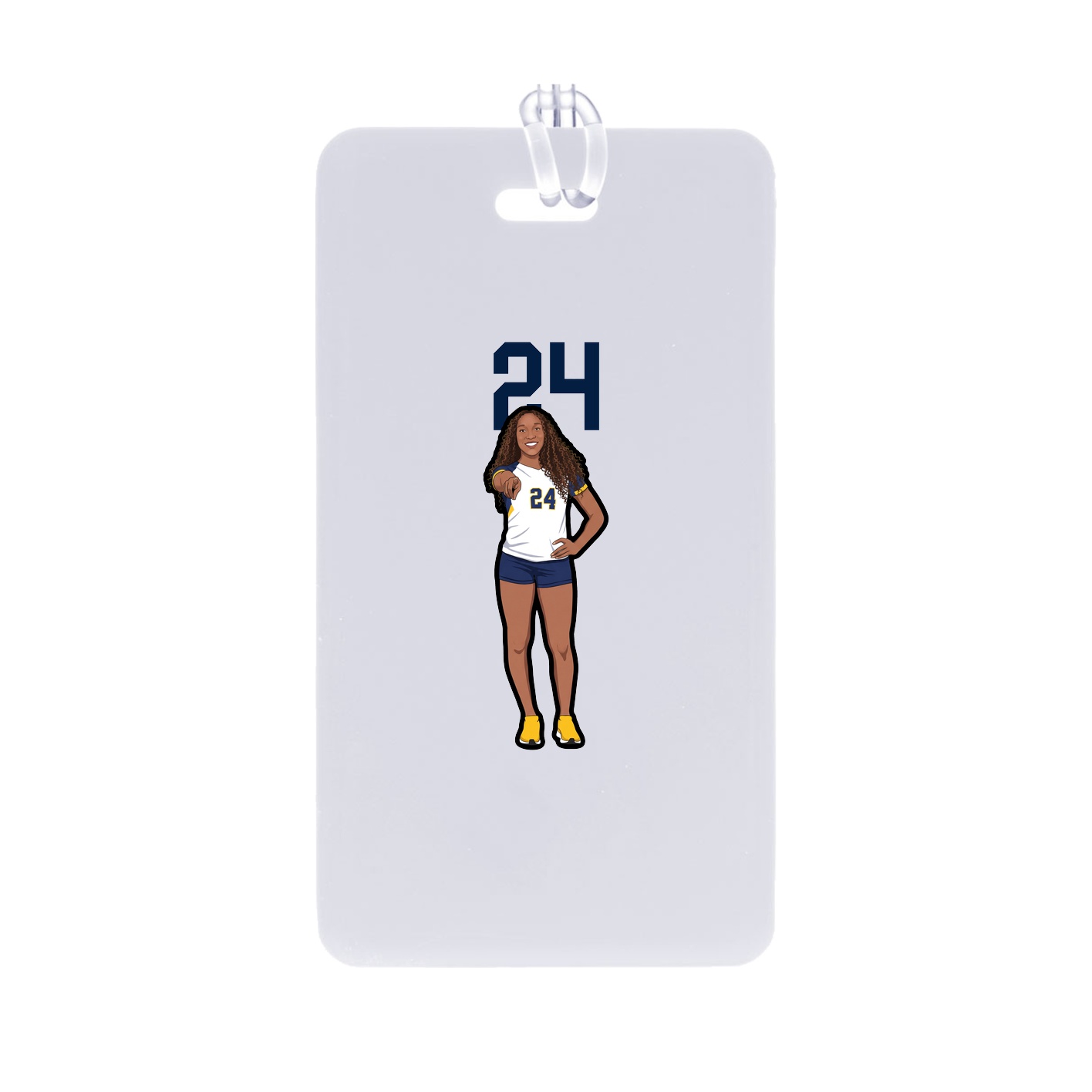 Bag Tag — Number Top in Classic