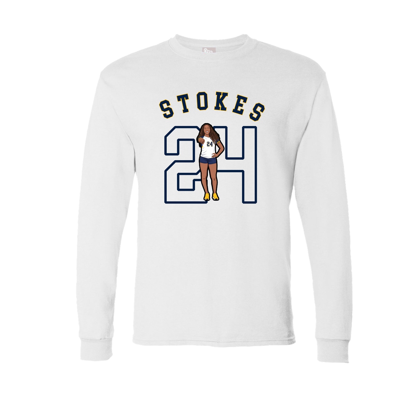 Long Sleeve Tee — Shirsey Arch in White
