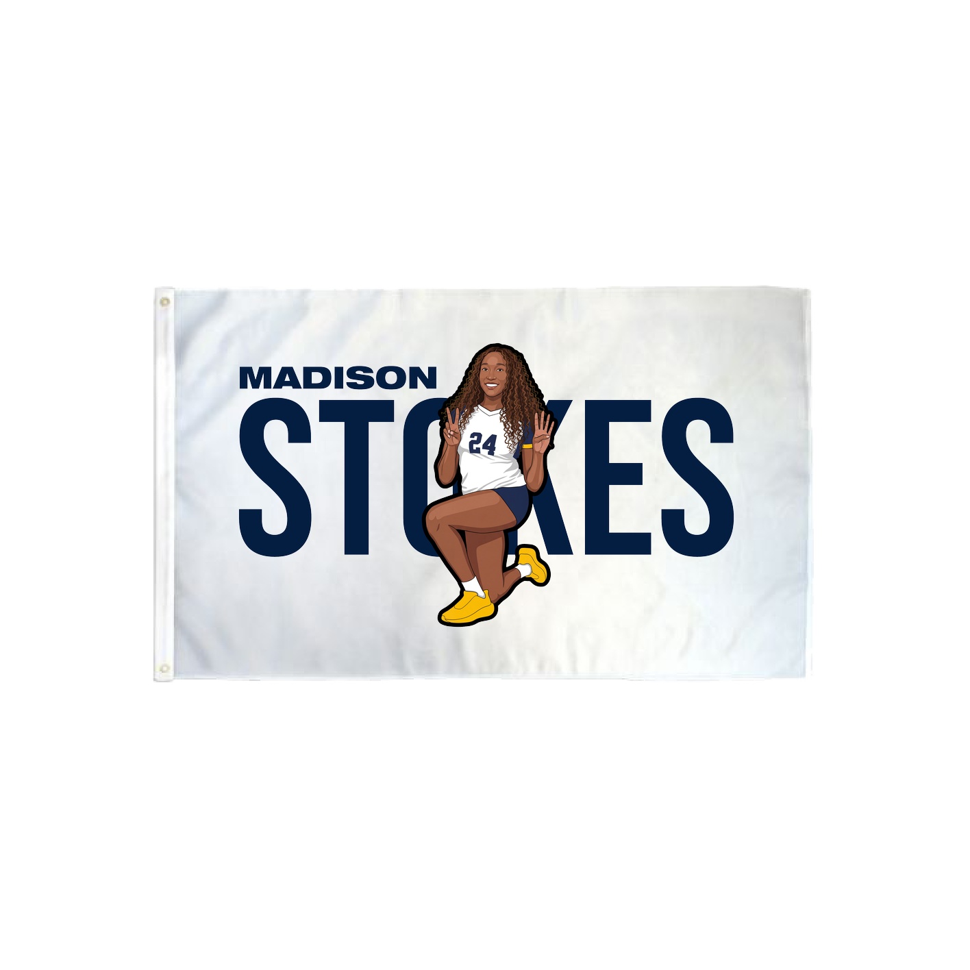 3x5 Flag — Player Name in Classic