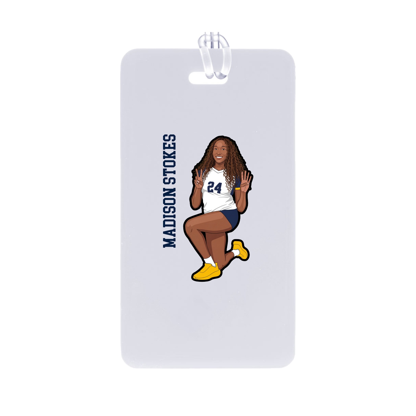 Bag Tag — Name Vertical in Classic