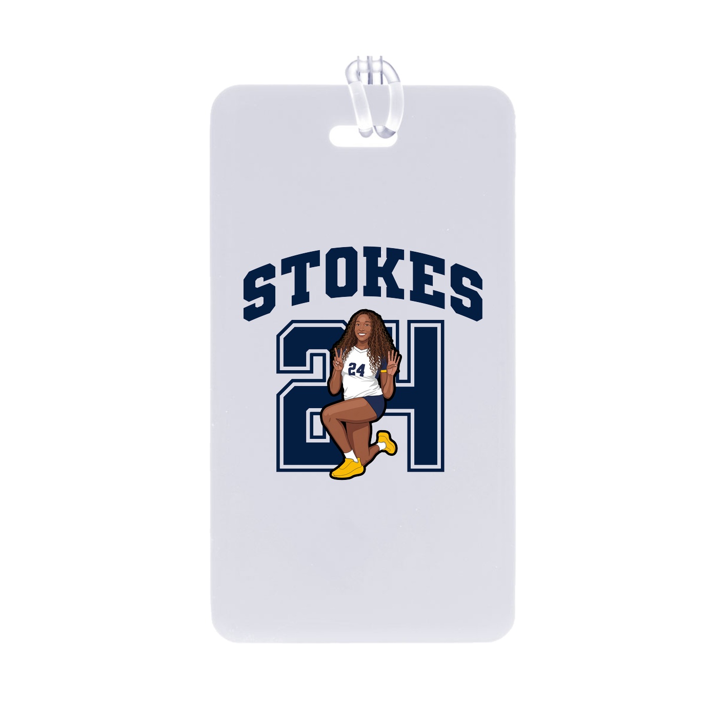 Bag Tag — Number in Classic