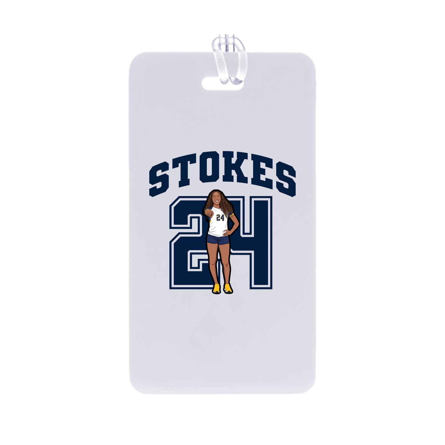 Bag Tag — Number in Classic