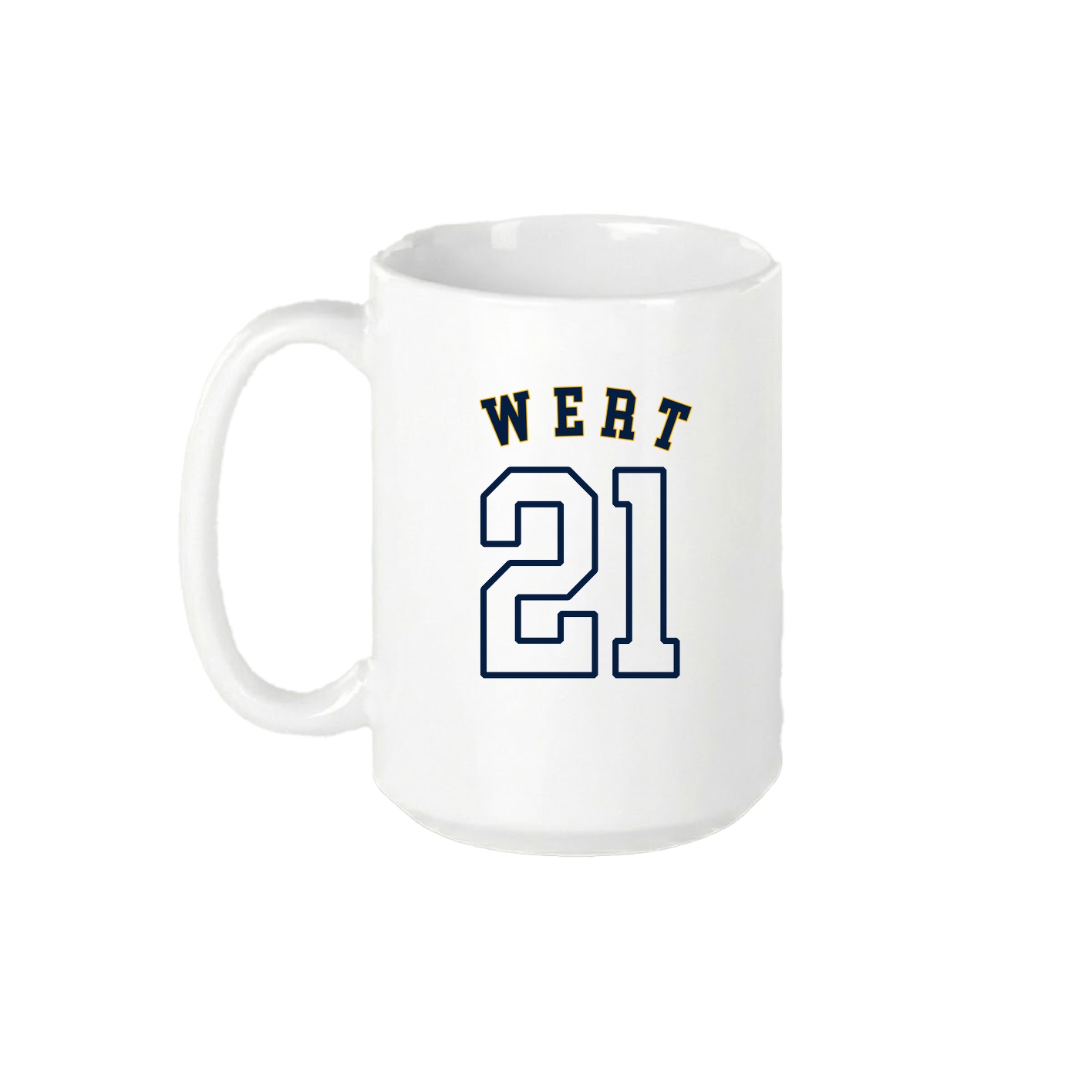 15oz Coffee Mug — Shirsey Arch in White