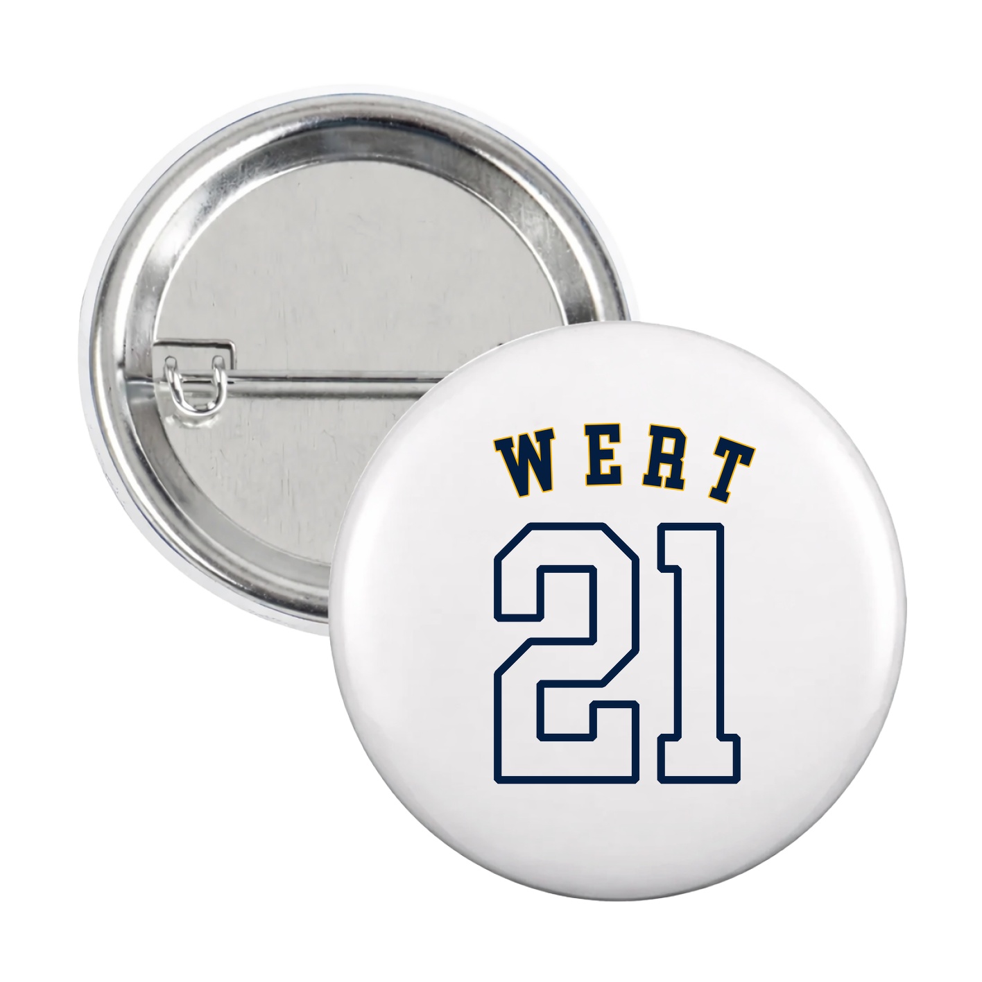 Game Day Button — Shirsey Arch in White