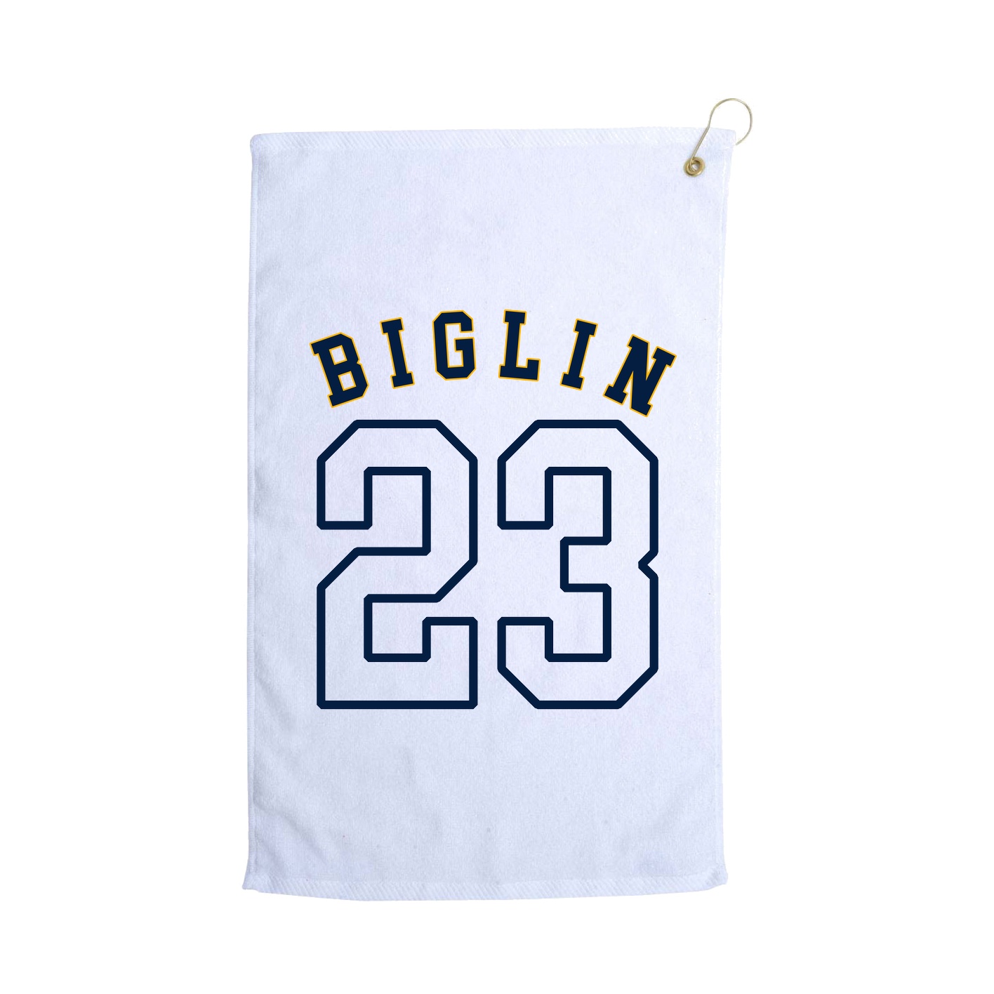 Golf Towel — Shirsey Arch in White