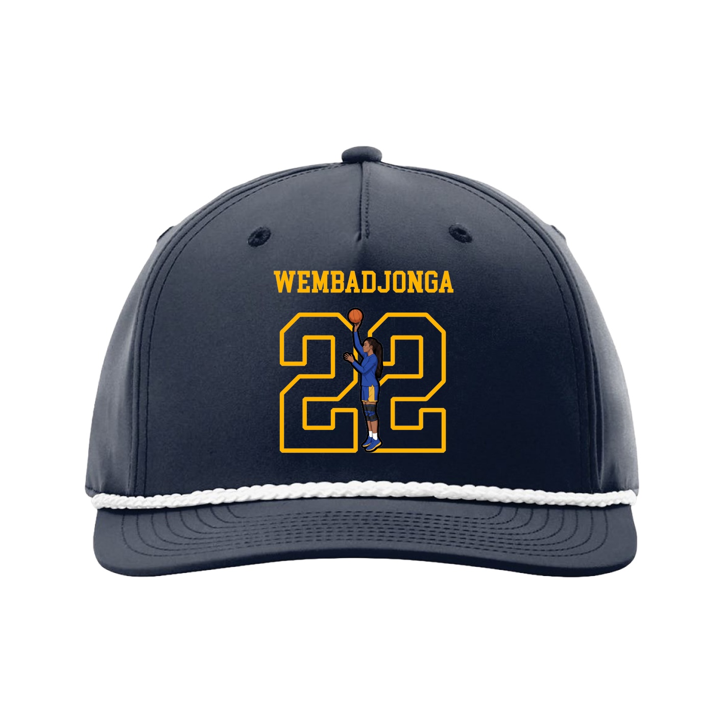 Five-Panel Classic Rope Cap — Shirsey in Navy