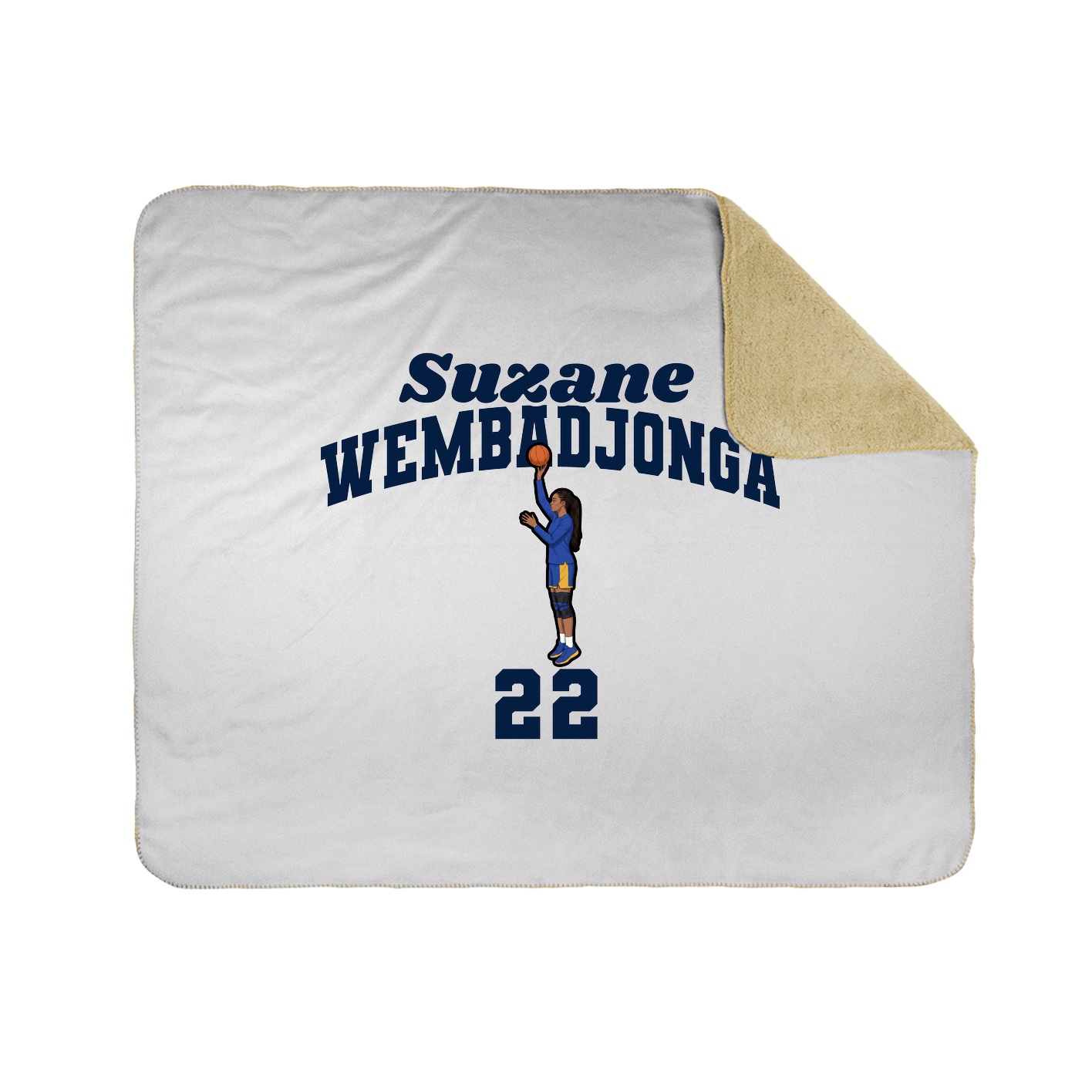 Throw Blanket — Signature Arch in White