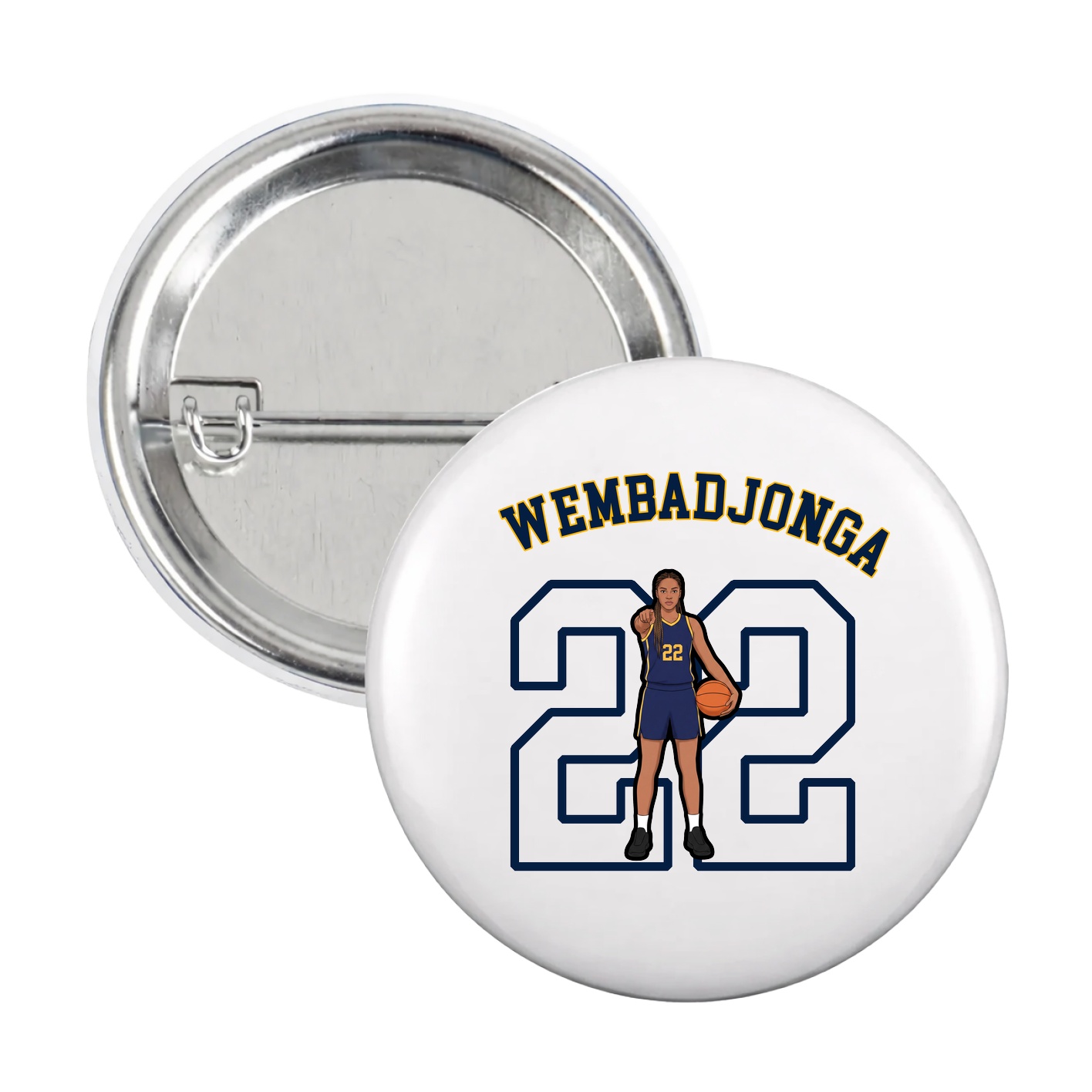 Game Day Button — Shirsey Arch in White