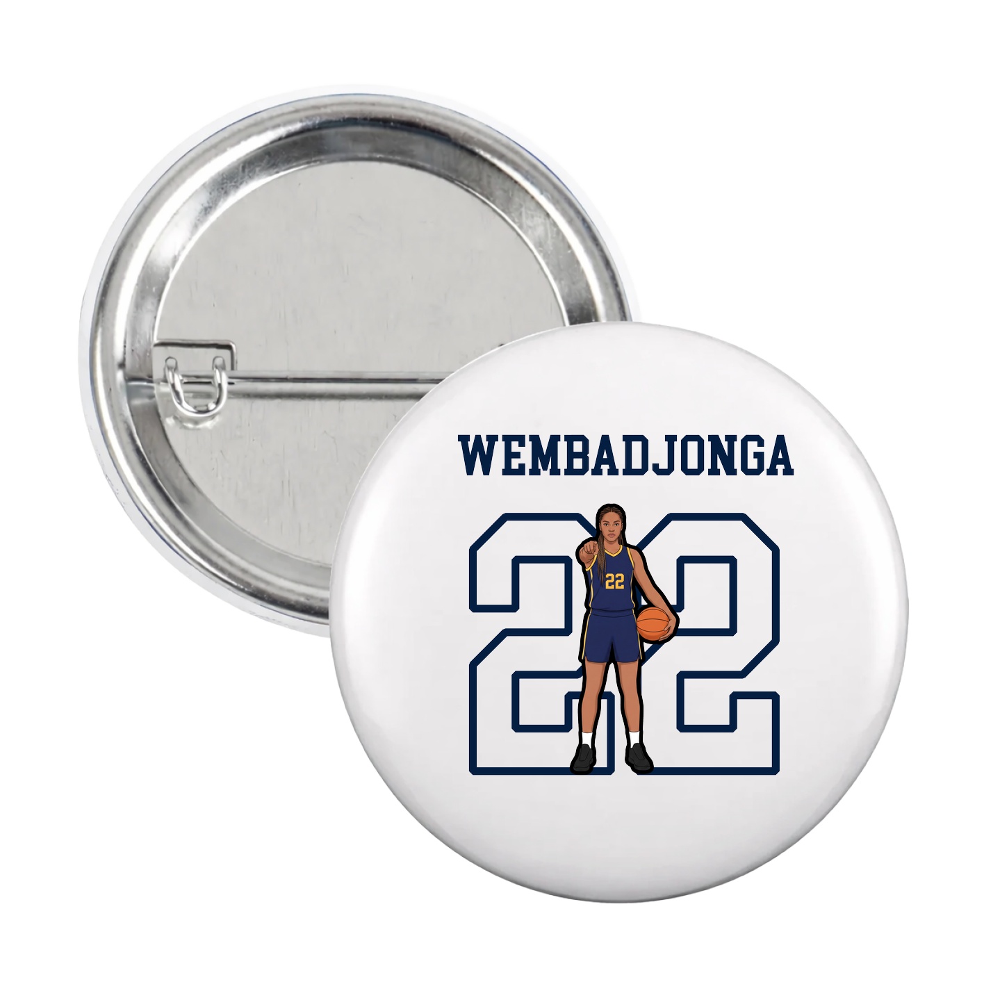 Game Day Button — Shirsey in White