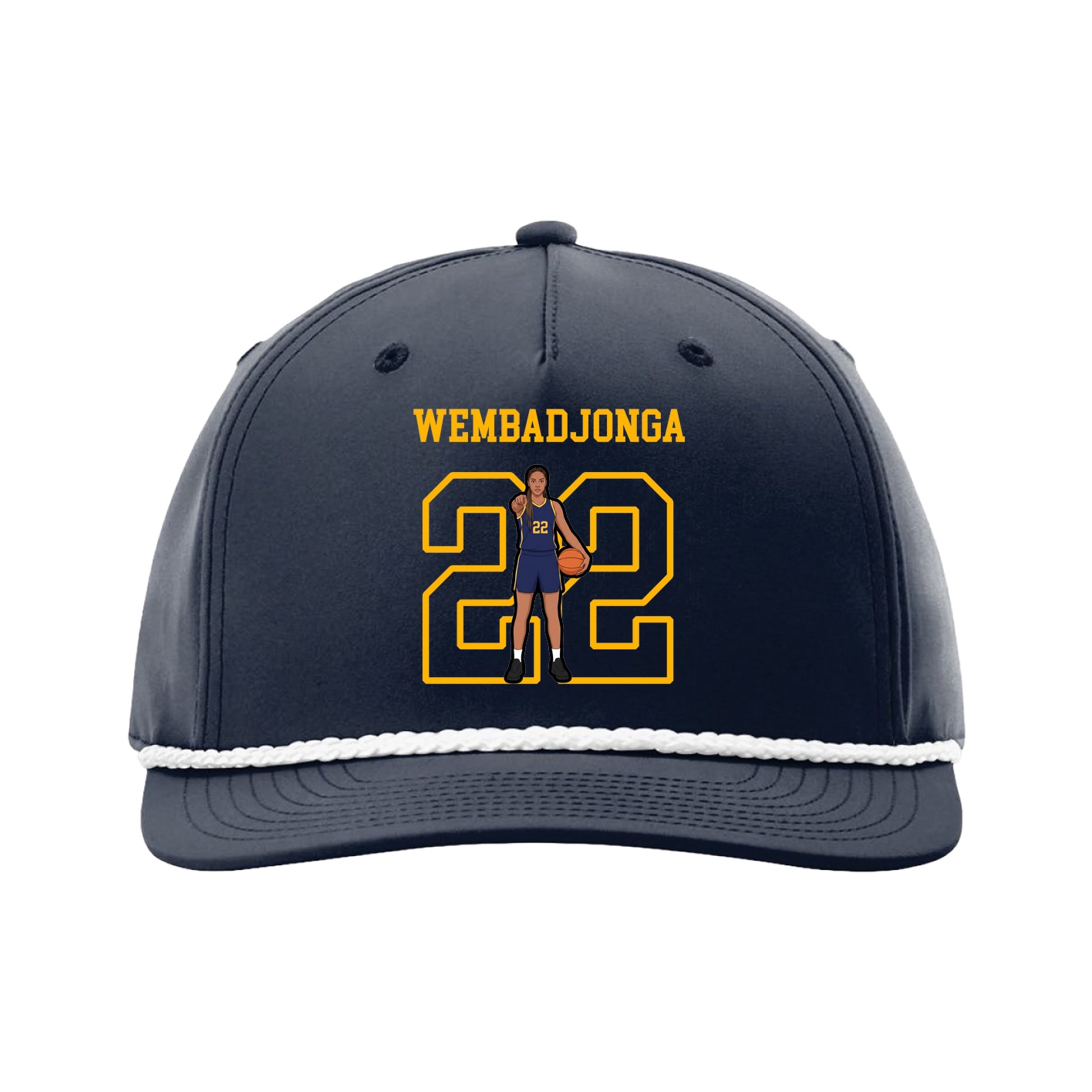 Five-Panel Classic Rope Cap — Shirsey in Navy