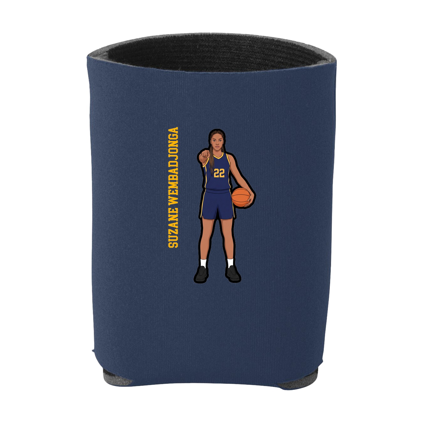 Can Holder — Name Vertical in Navy