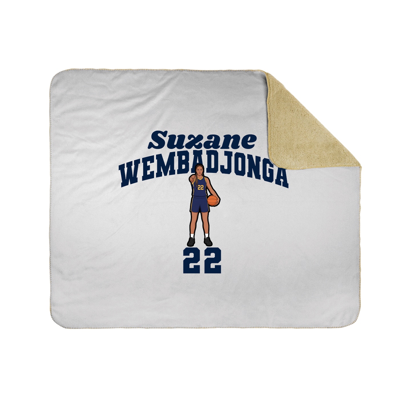 Throw Blanket — Signature Arch in White
