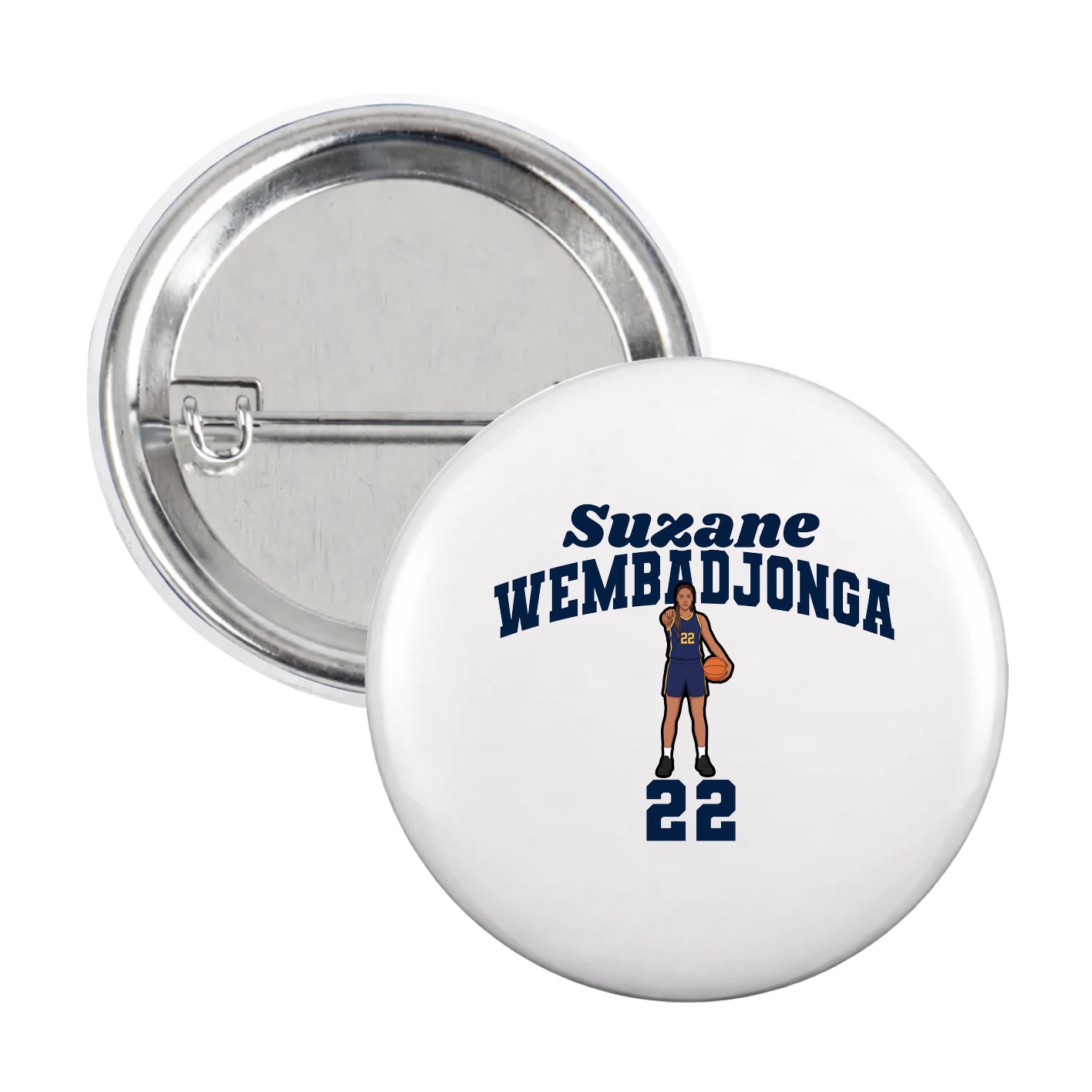 Game Day Button — Signature Arch in White