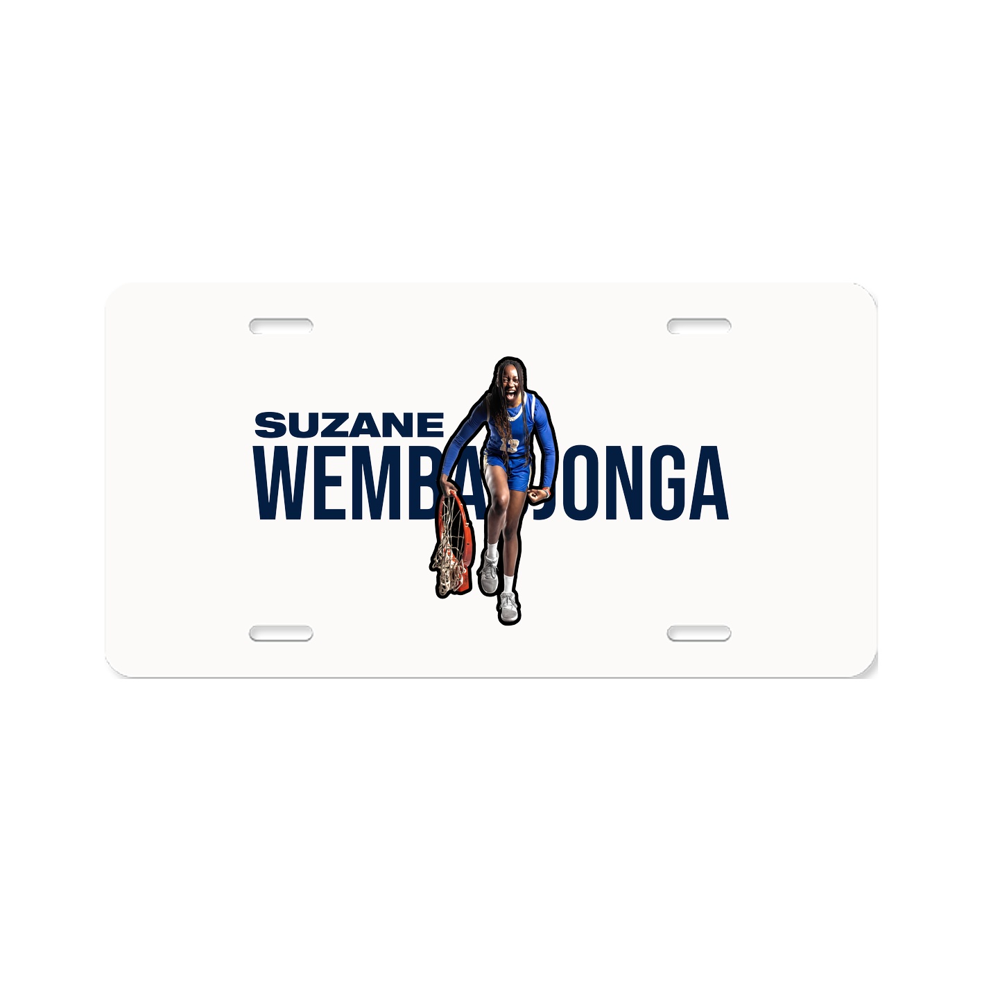 License Plate — Player Name in Classic