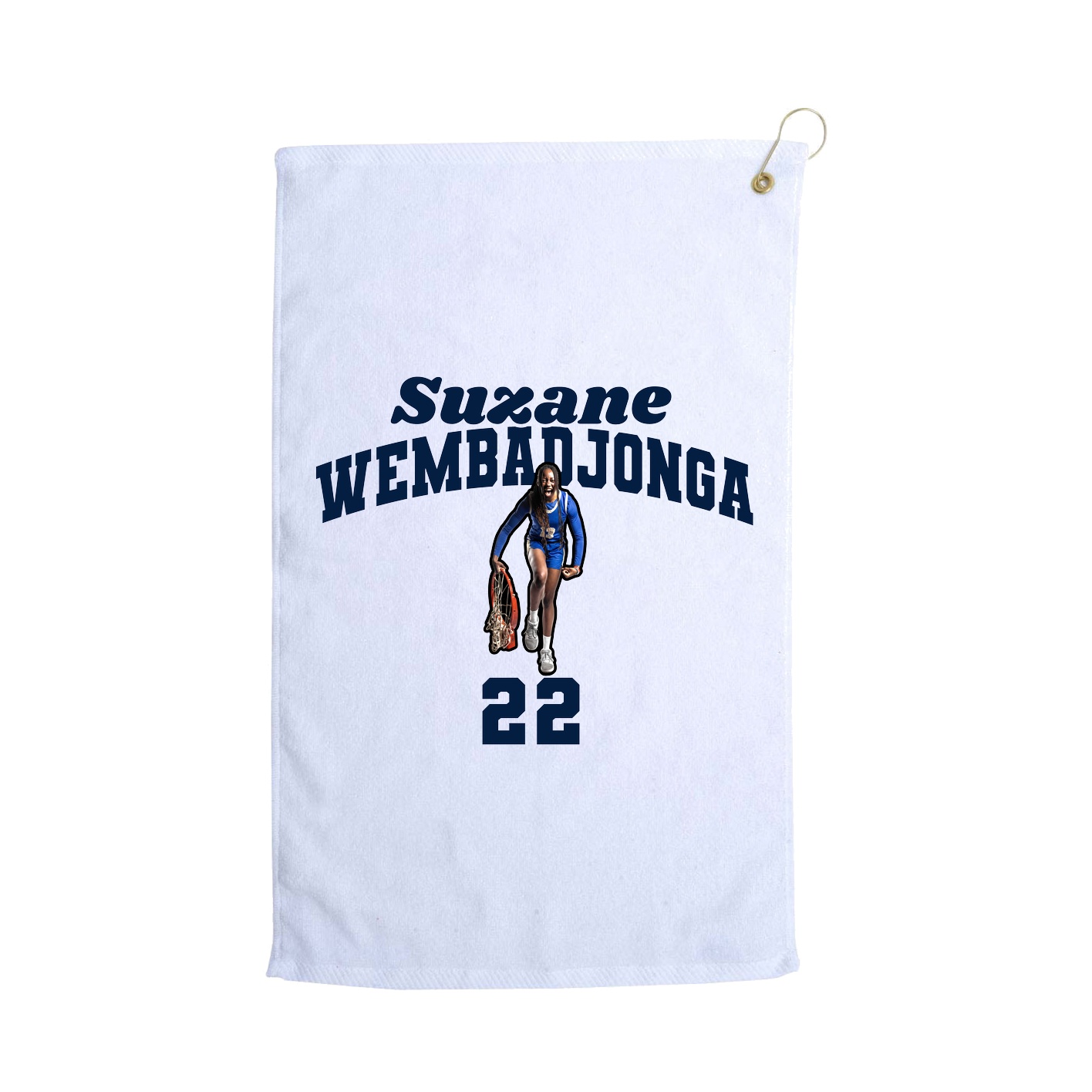 Golf Towel — Signature Arch in White