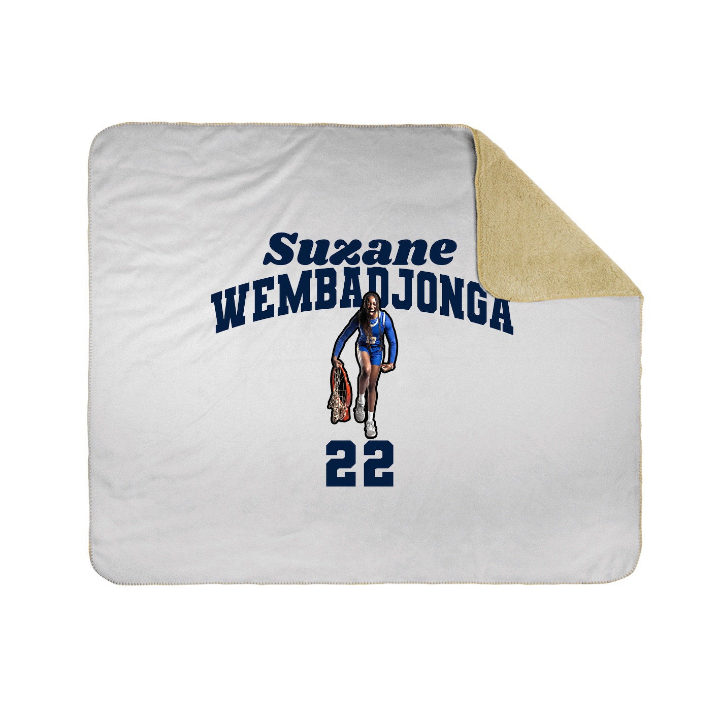 Throw Blanket — Signature Arch in White