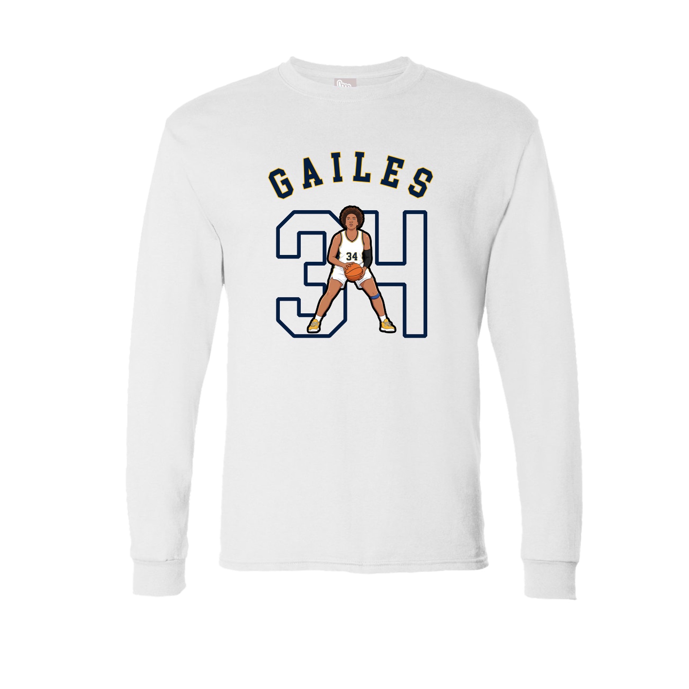 Long Sleeve Tee — Shirsey Arch in White
