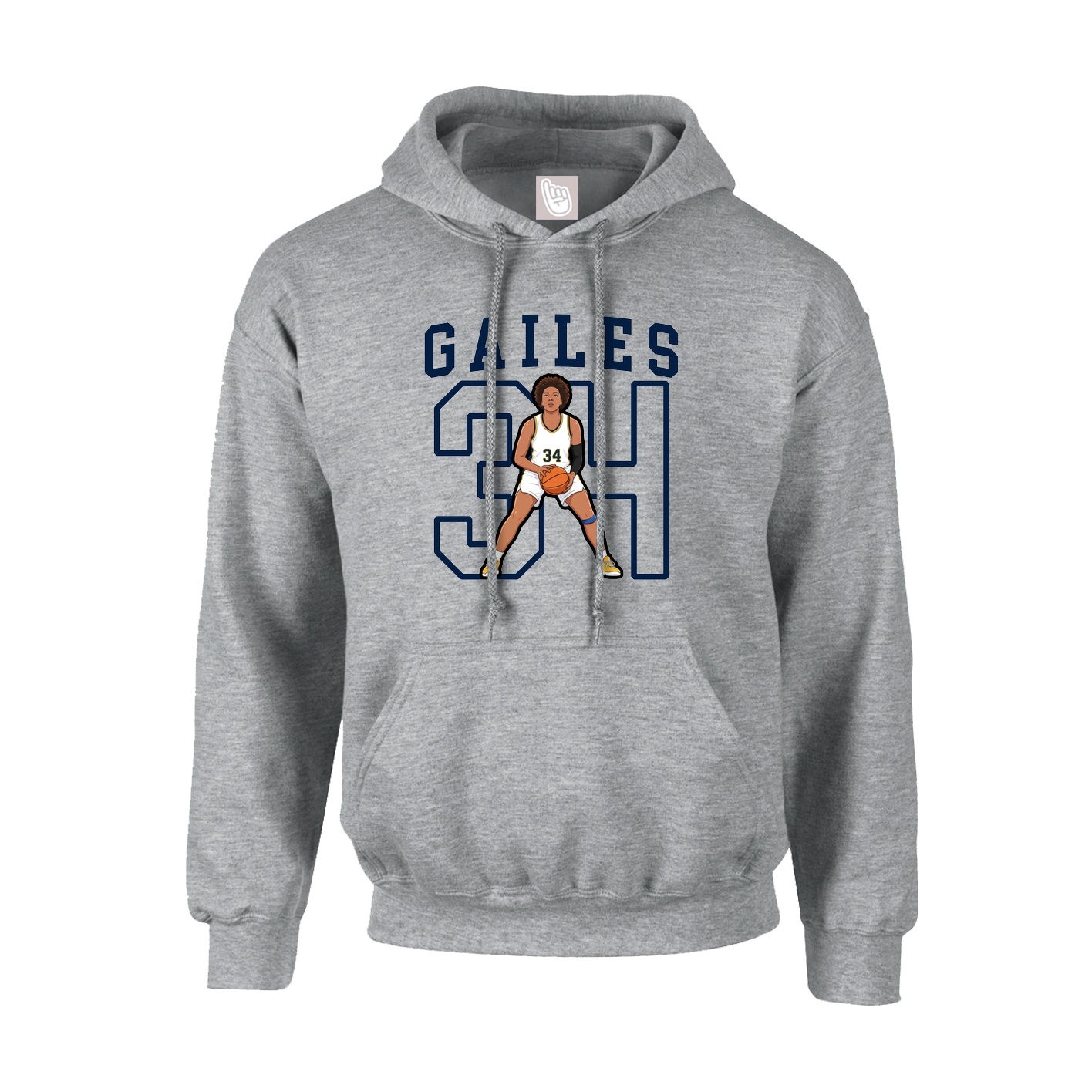 Hoodie — Shirsey in Grey