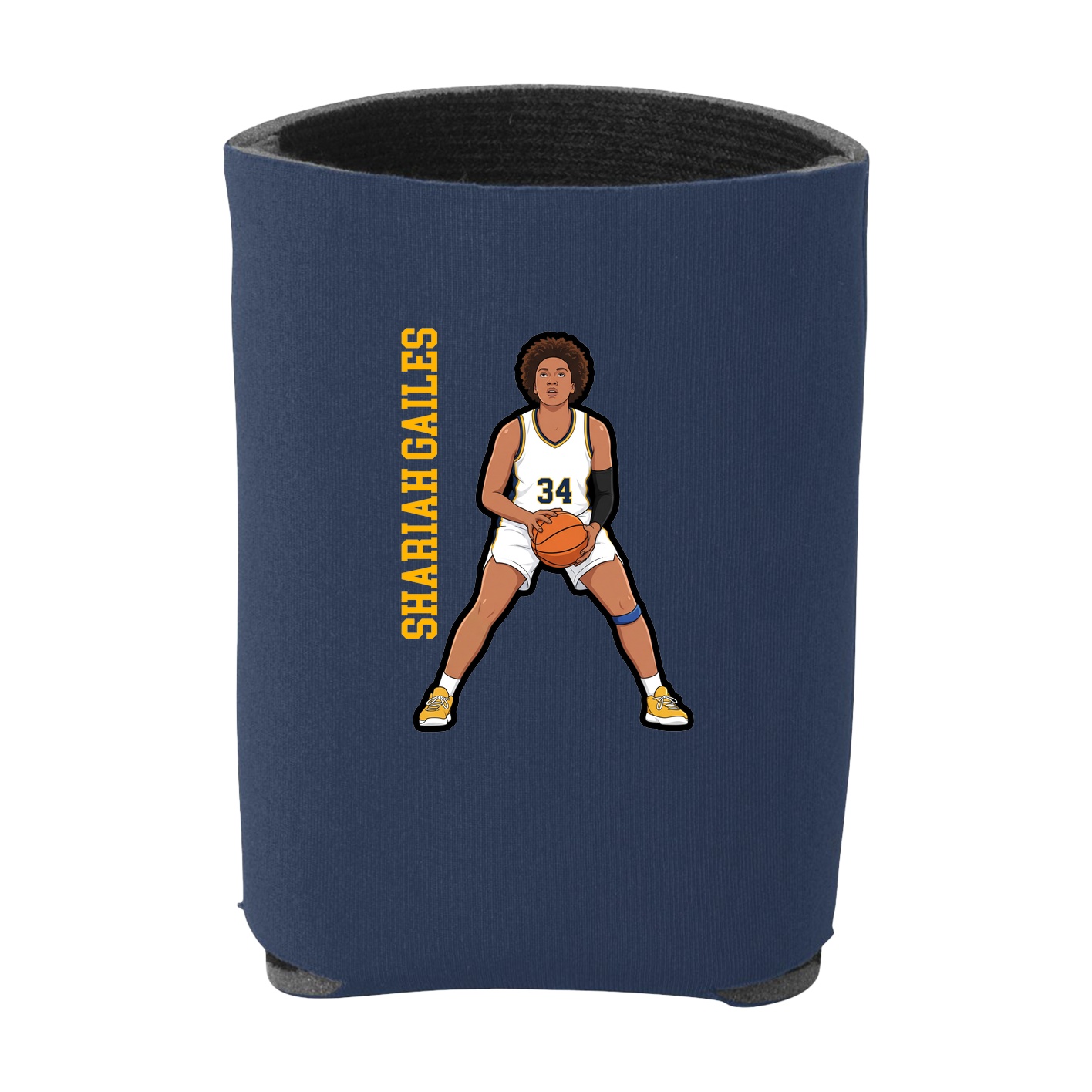 Can Holder — Name Vertical in Navy