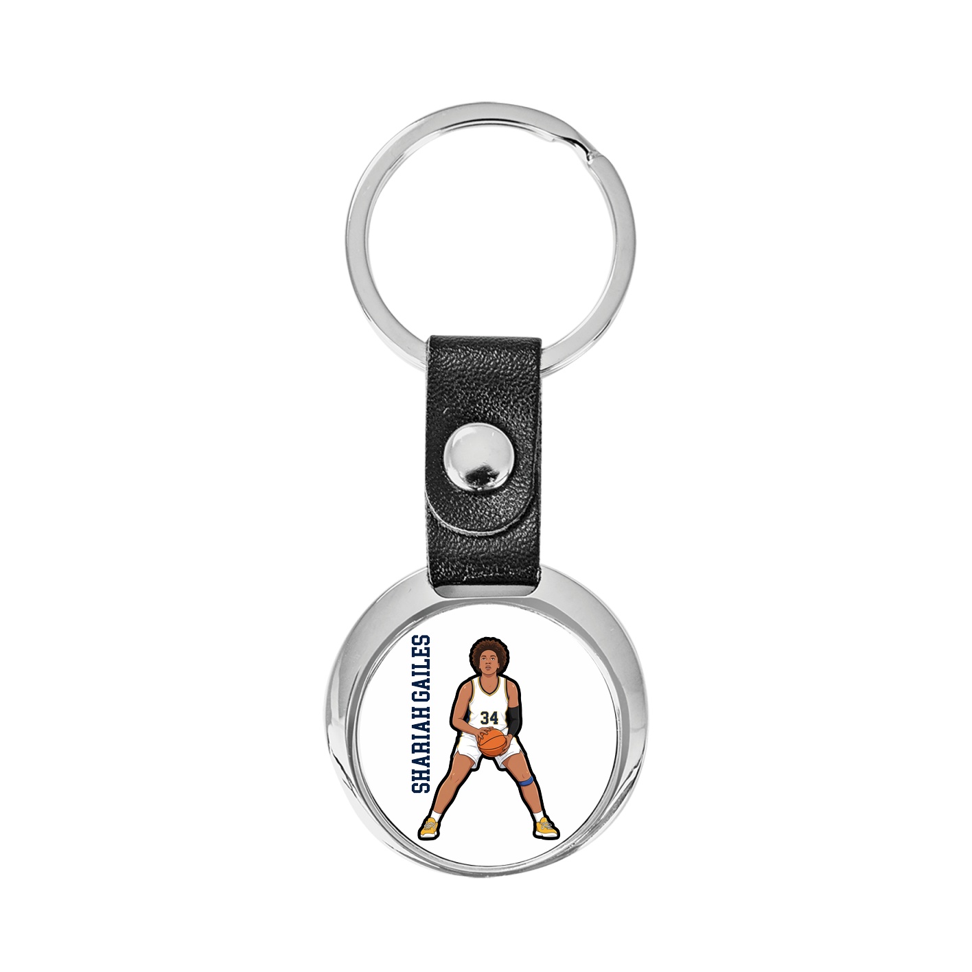 Key Chain — Name Vertical in Classic