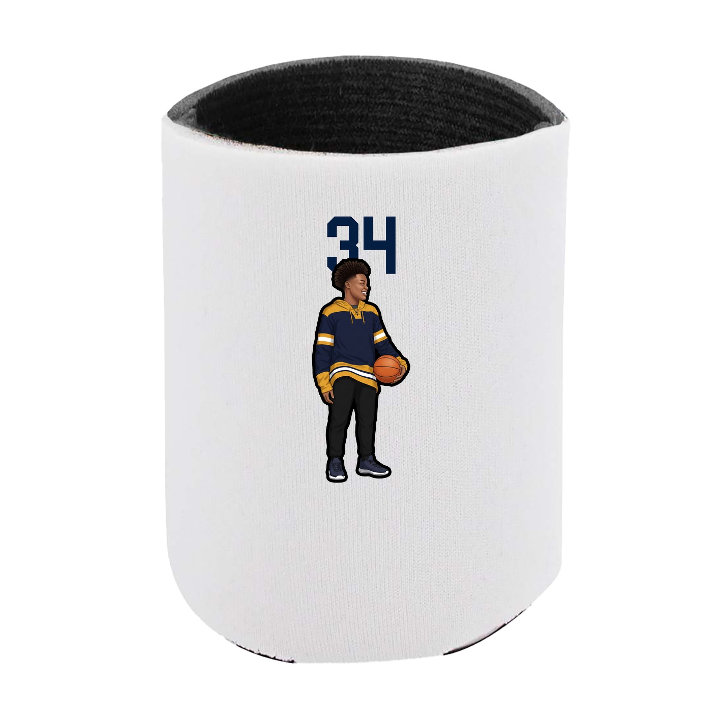 Can Holder — Number Top in White