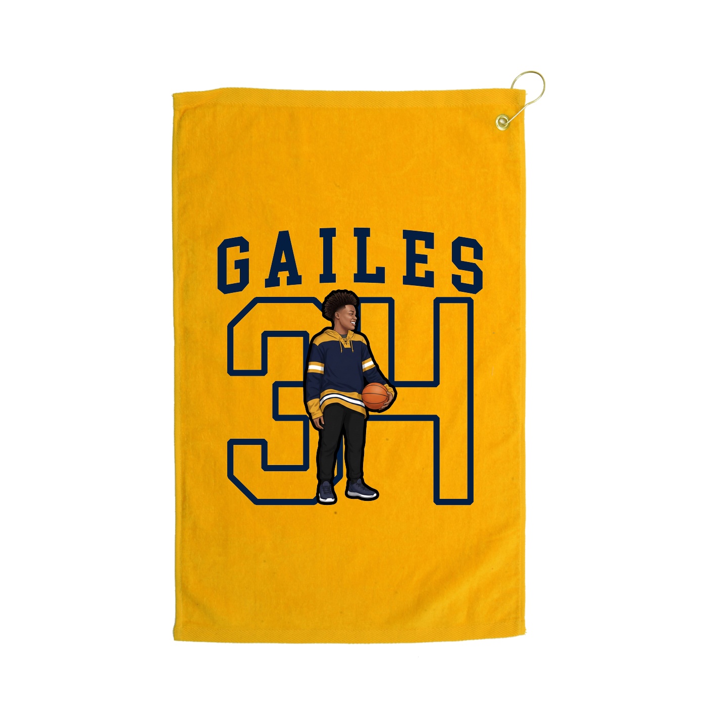 Golf Towel — Shirsey in Gold