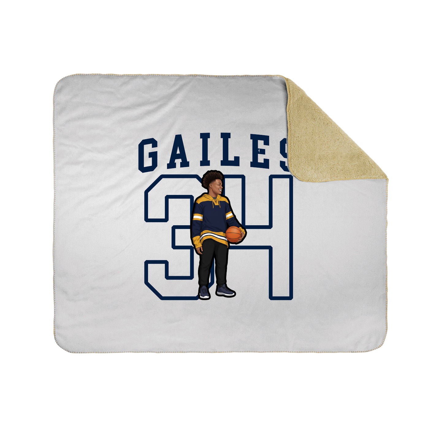 Throw Blanket — Shirsey in White
