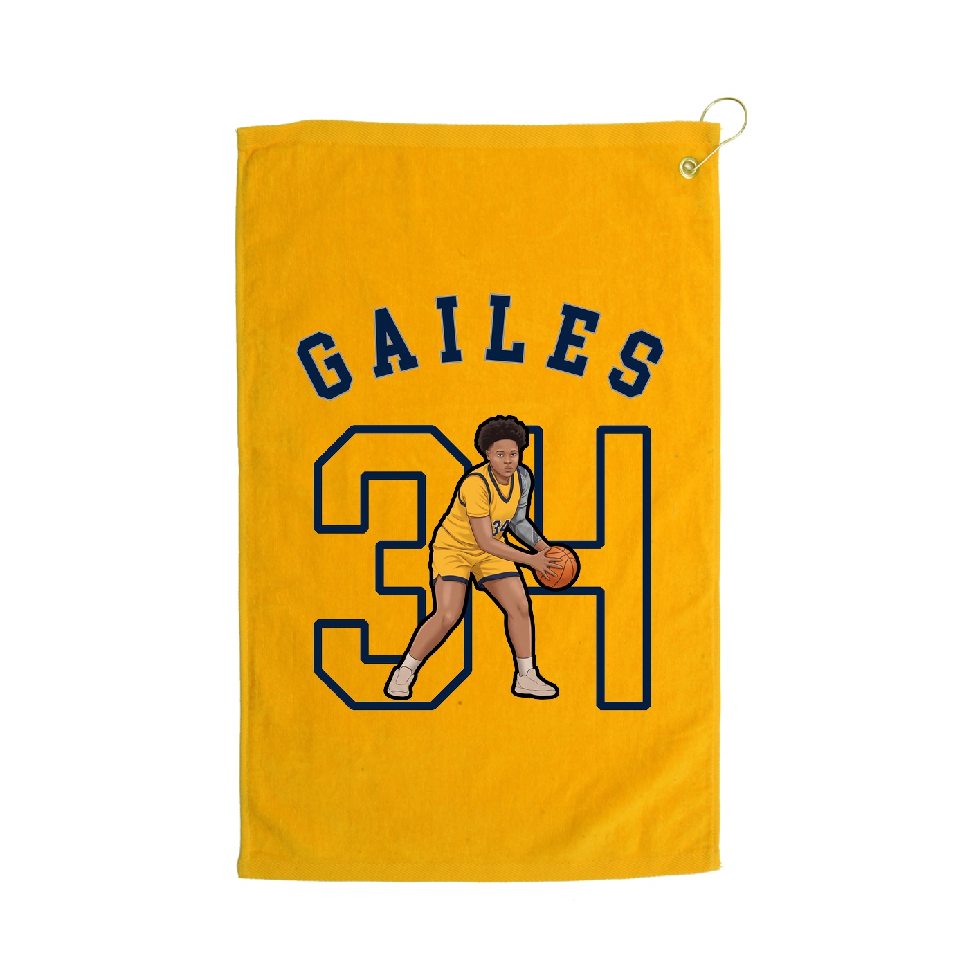Golf Towel — Shirsey Arch in Gold