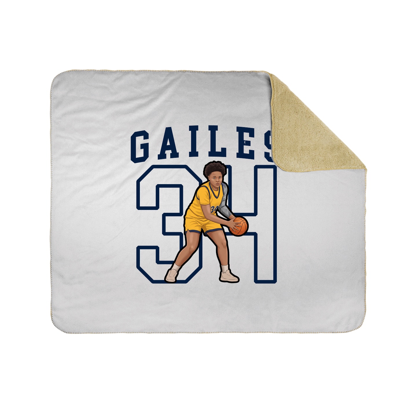 Throw Blanket — Shirsey in White