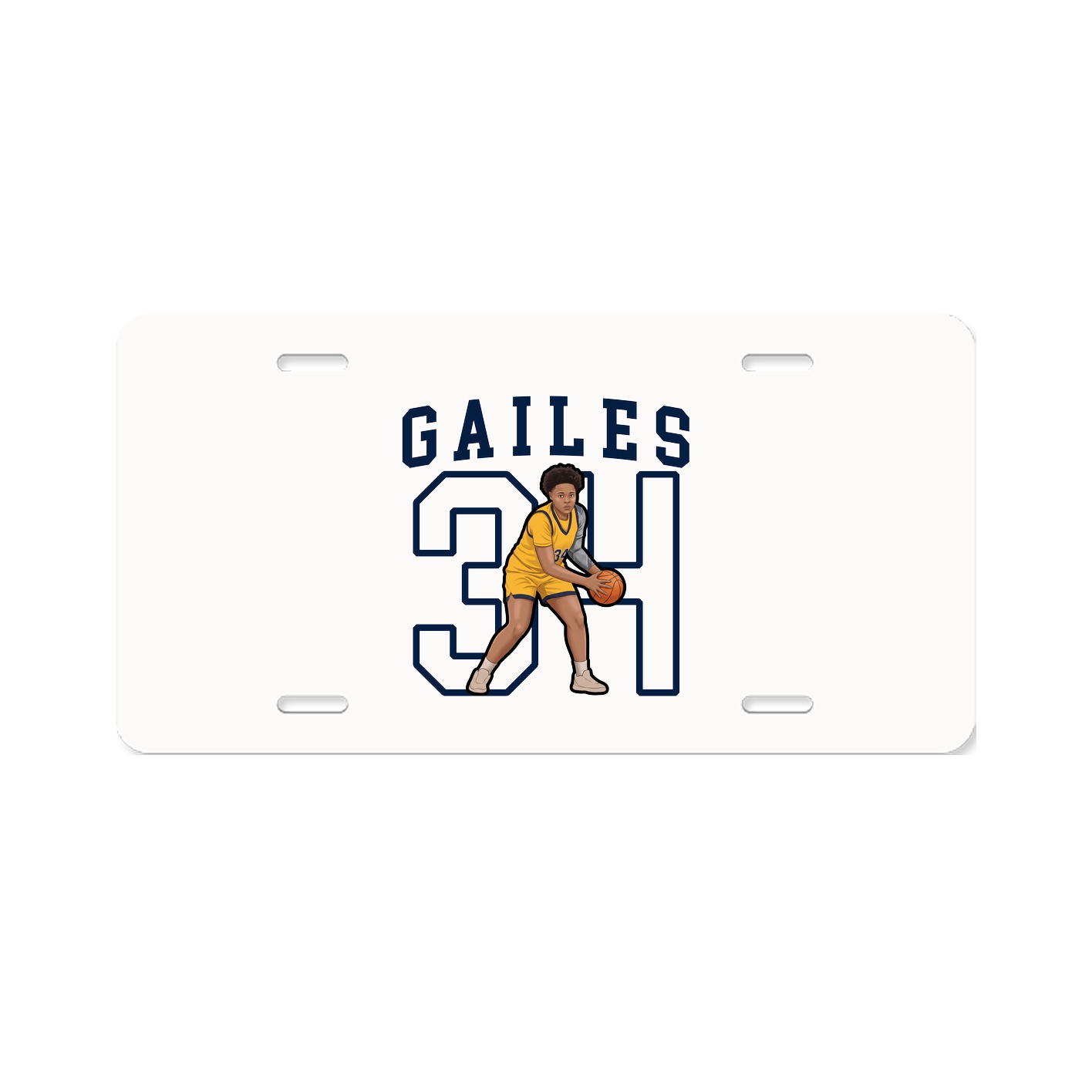 License Plate — Shirsey in Classic