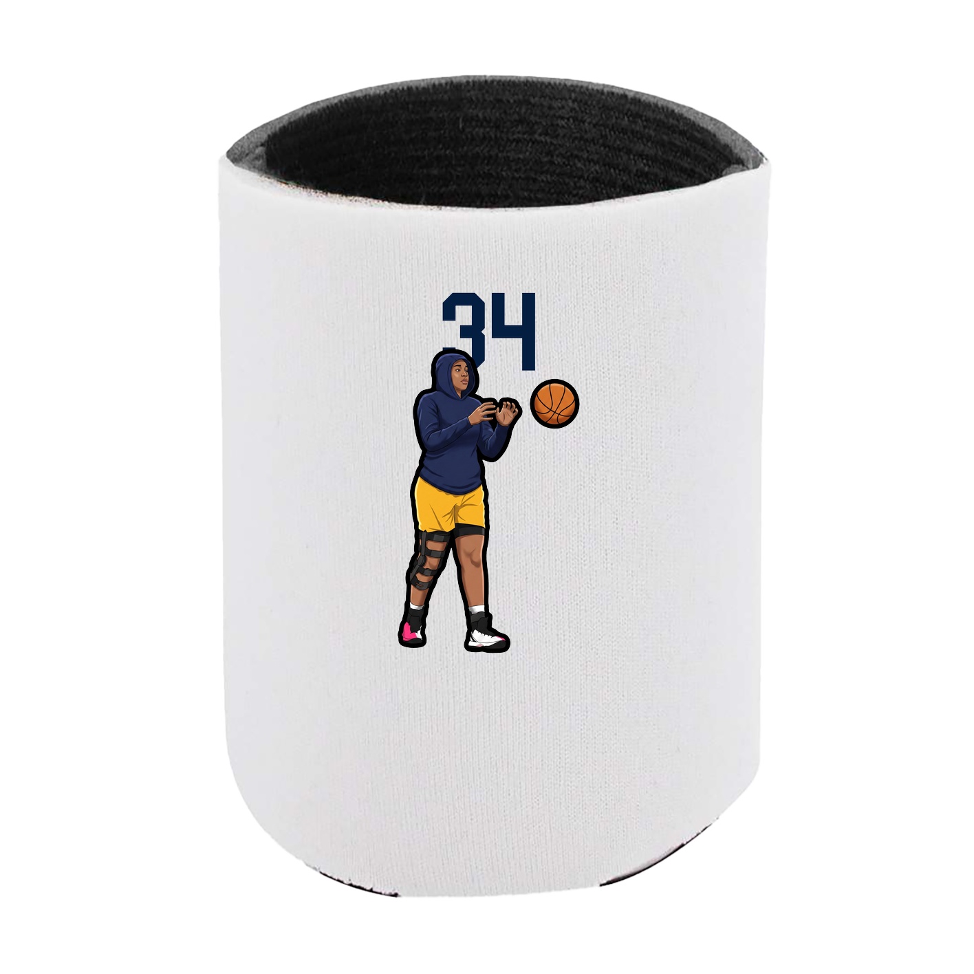 Can Holder — Number Top in White