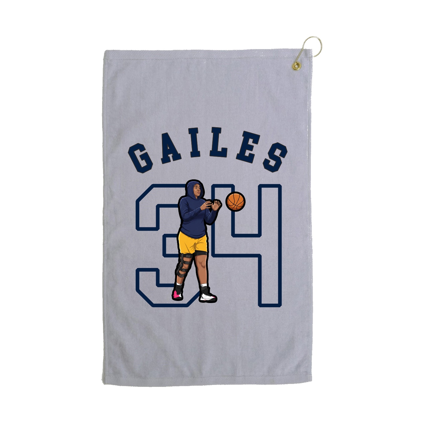 Golf Towel — Shirsey Arch in Grey