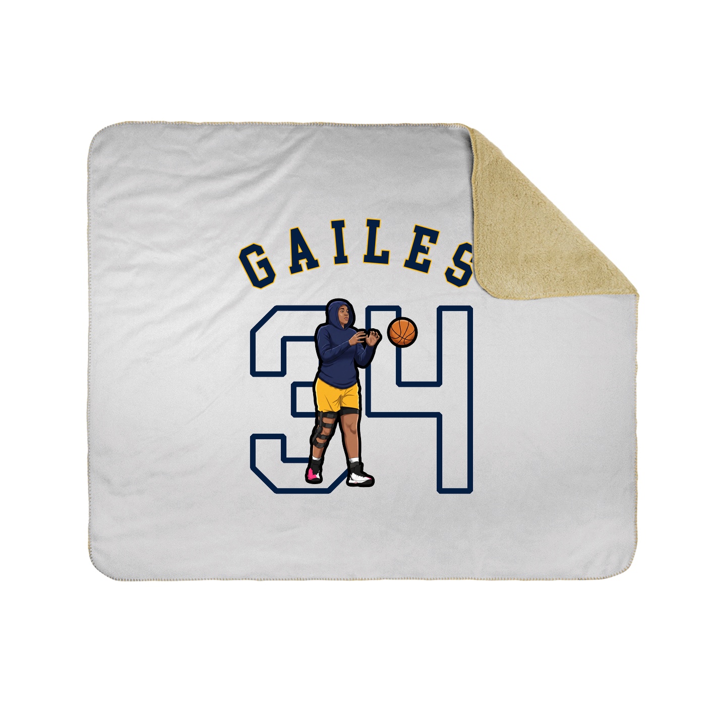 Throw Blanket — Shirsey Arch in White