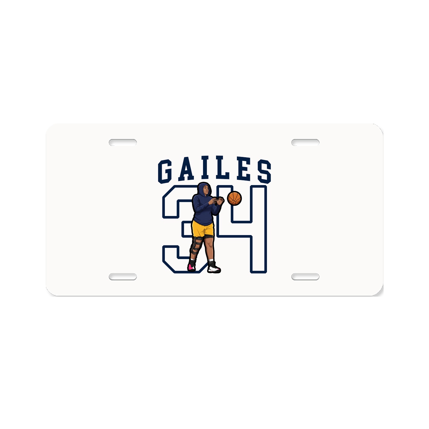 Aluminum License Plate
