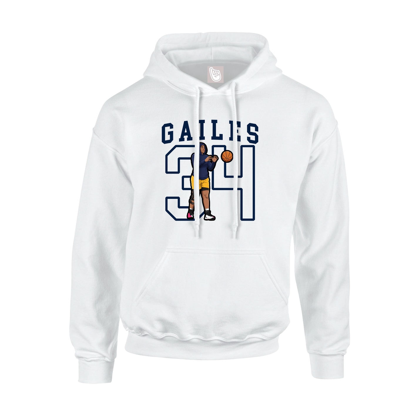 Youth Hoodie — Shirsey in White