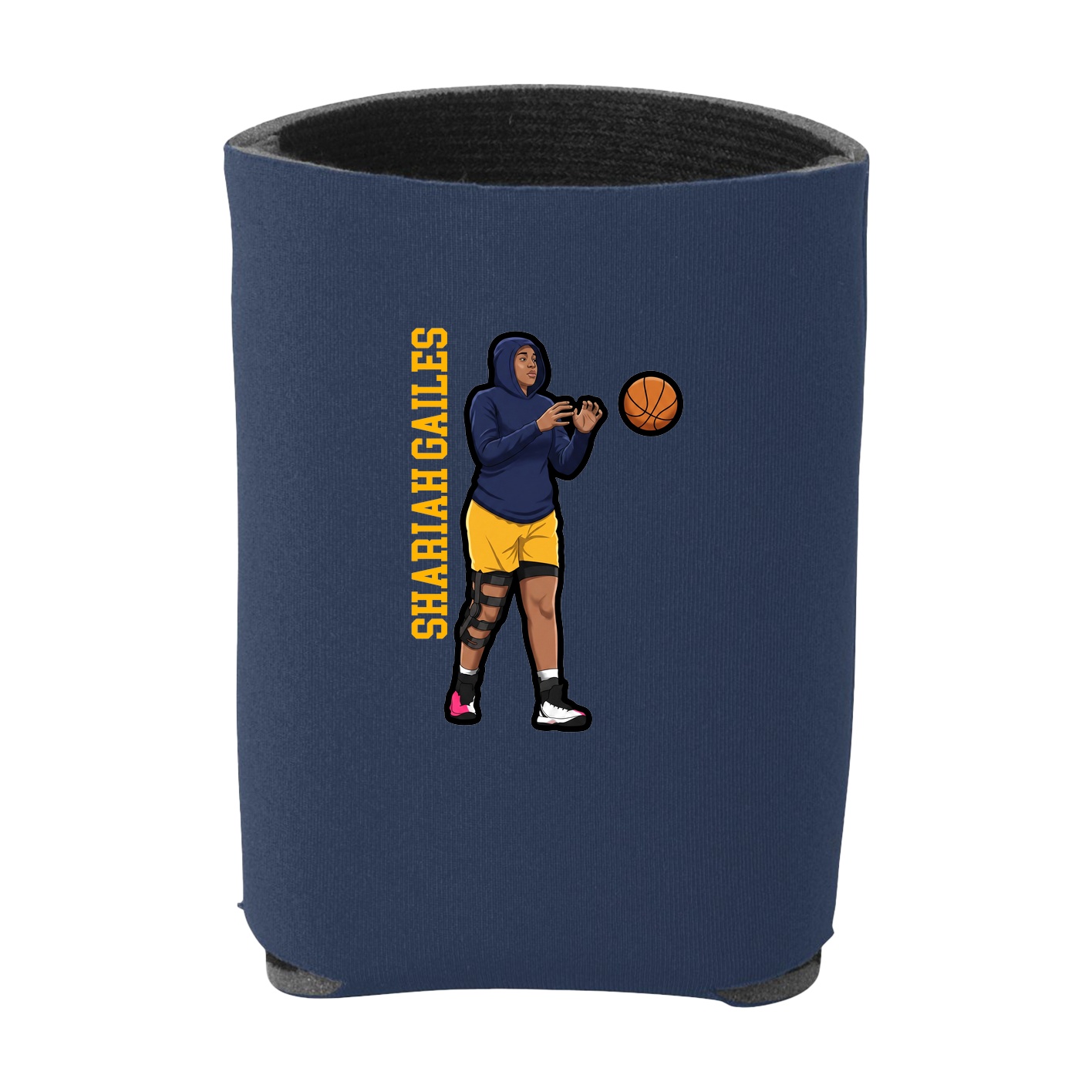 Can Holder — Name Vertical in Navy