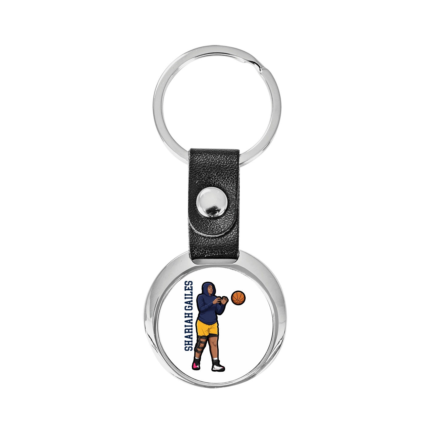 Key Chain — Name Vertical in Classic