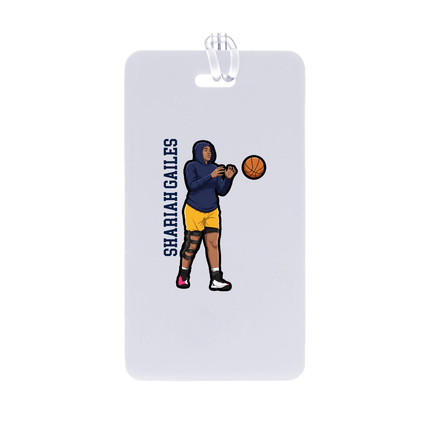 Bag Tag — Name Vertical in Classic