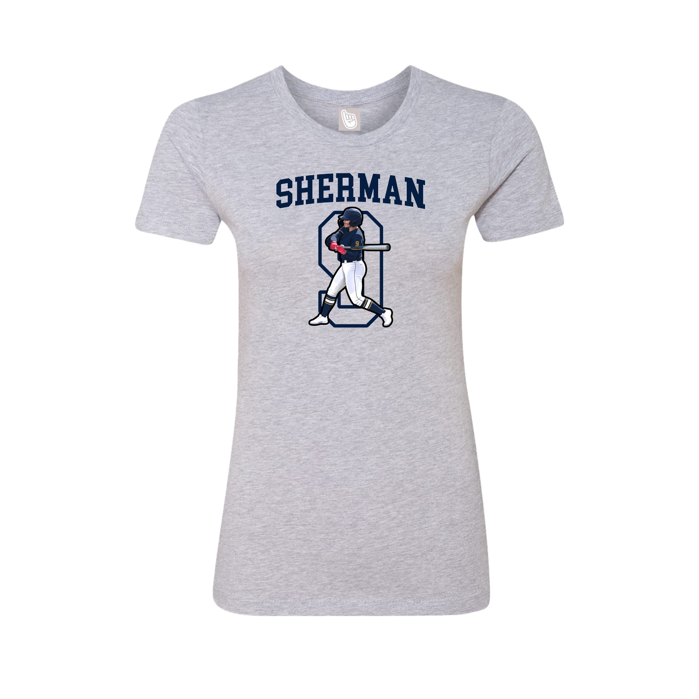 Fitted Women's Tee — Shirsey in Grey