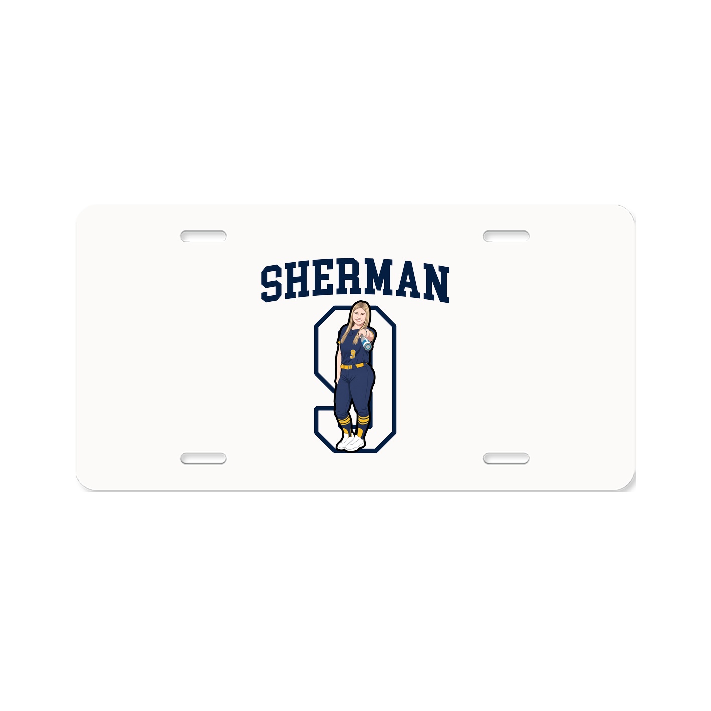 License Plate — Shirsey in Classic