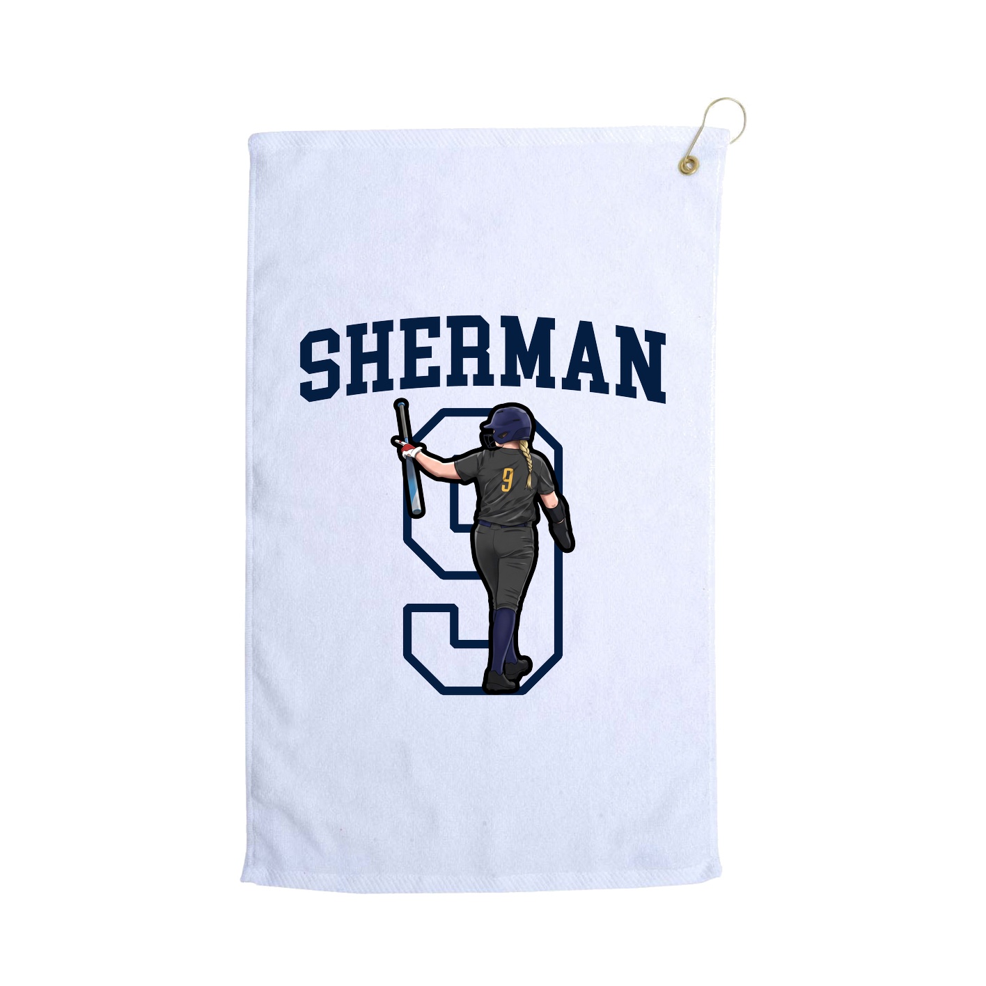 Golf Towel — Shirsey in White