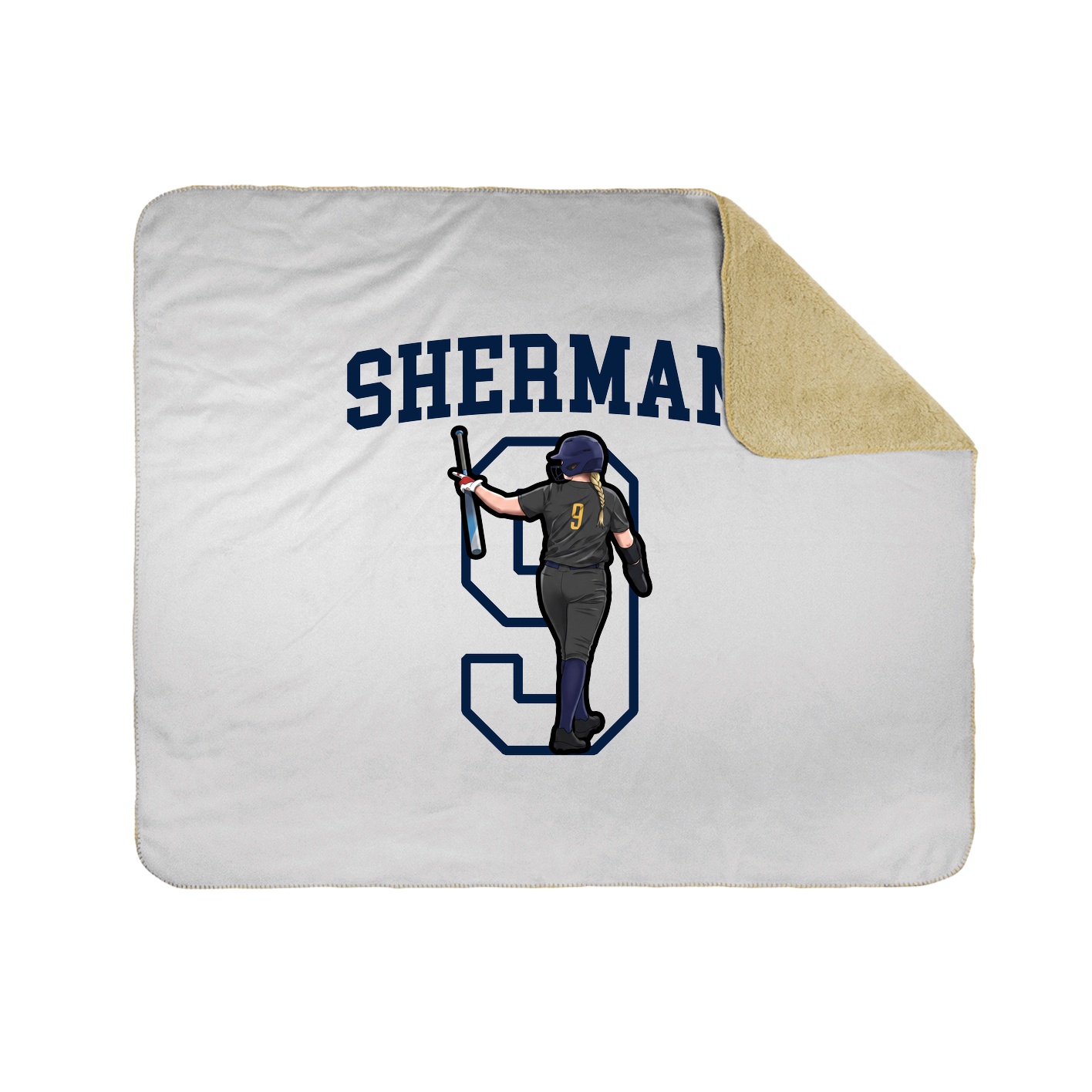 Throw Blanket — Shirsey in White