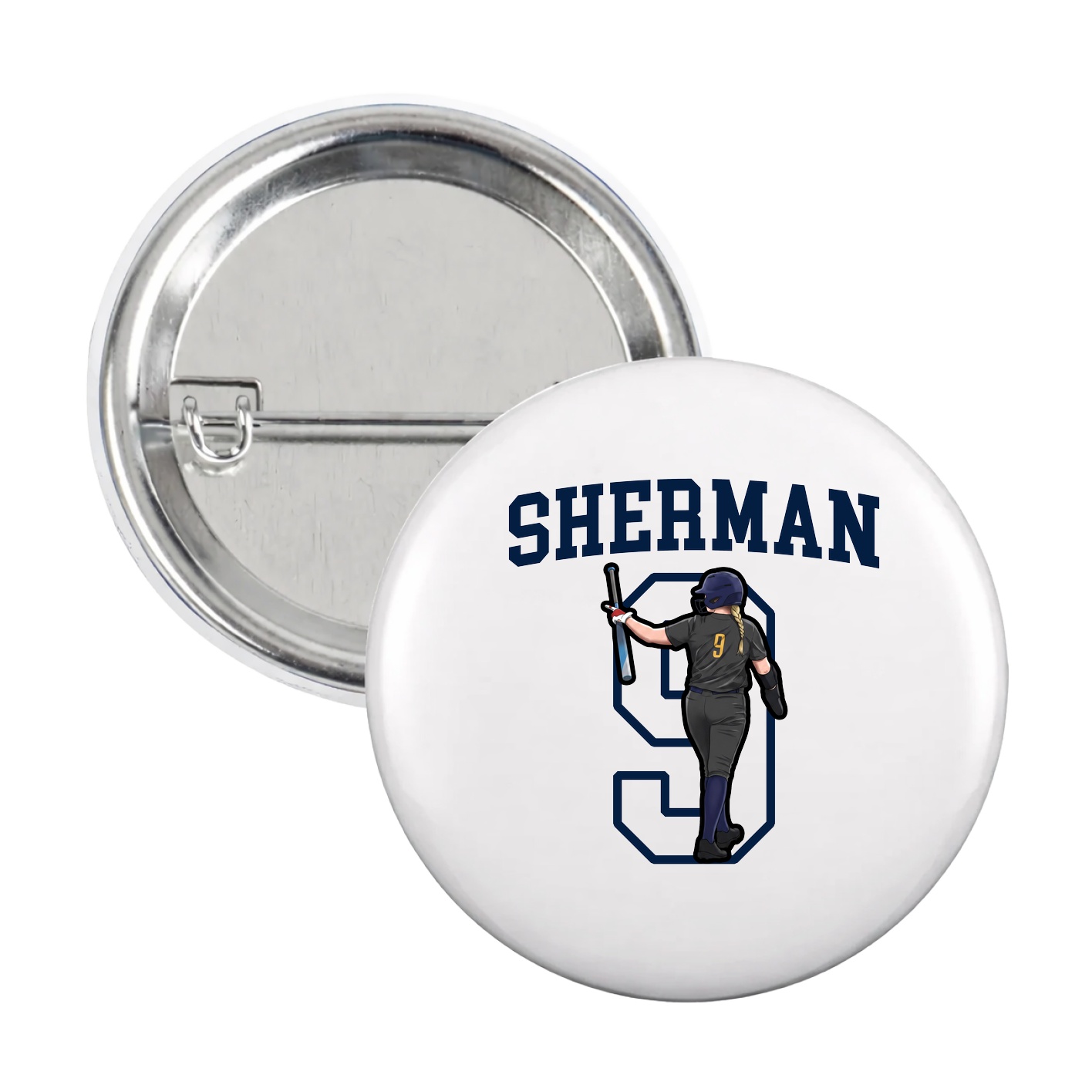 Game Day Button — Shirsey in White