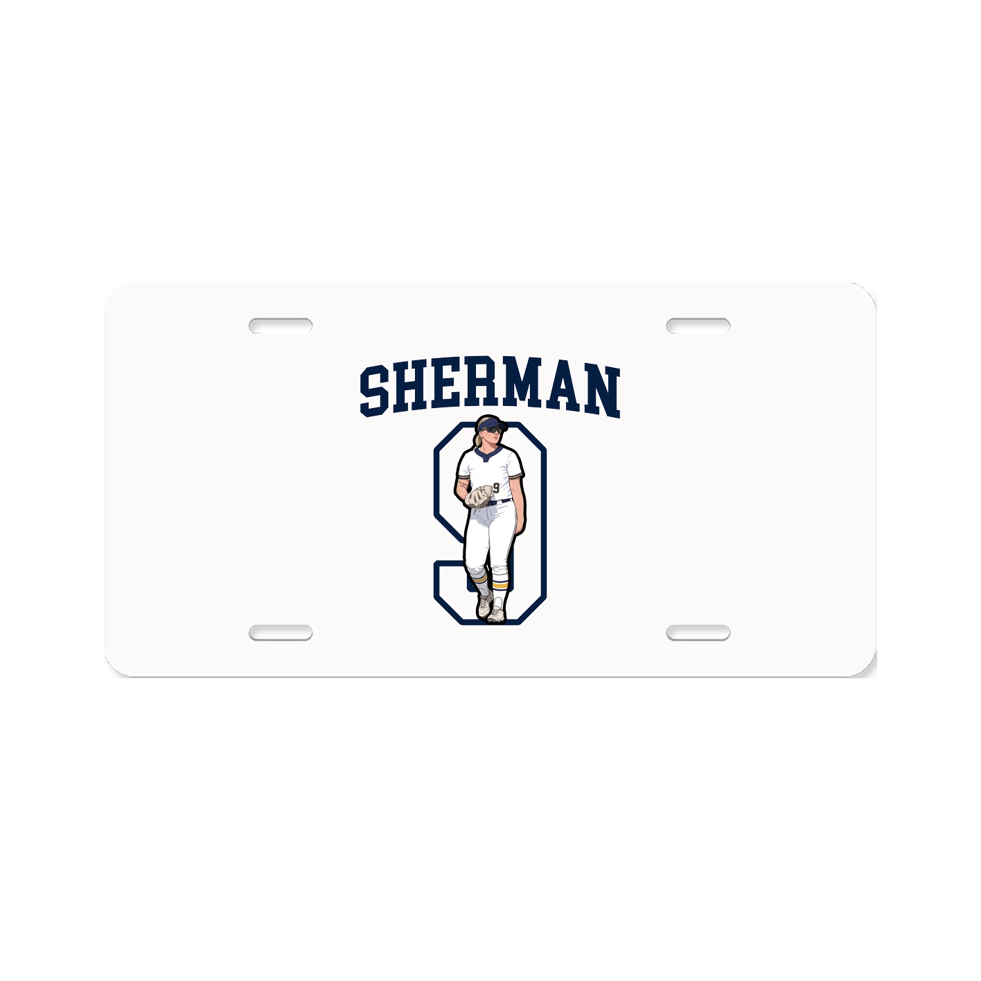 License Plate — Shirsey in Classic